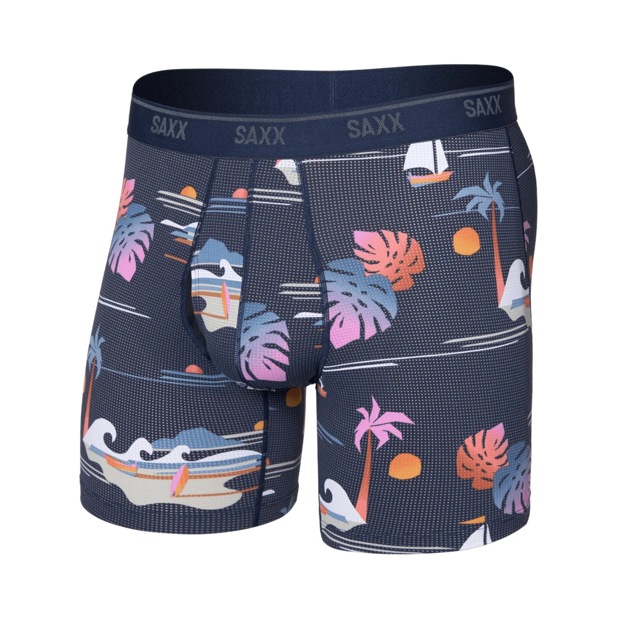 SAXX Men's Quest Quickdry Mesh Adobe Zoo/Black / Medium-Adobe Zoo/Black / Large-Adobe Zoo/Black / X-Large-Black / Small-Black / Medium - 53 Degrees North