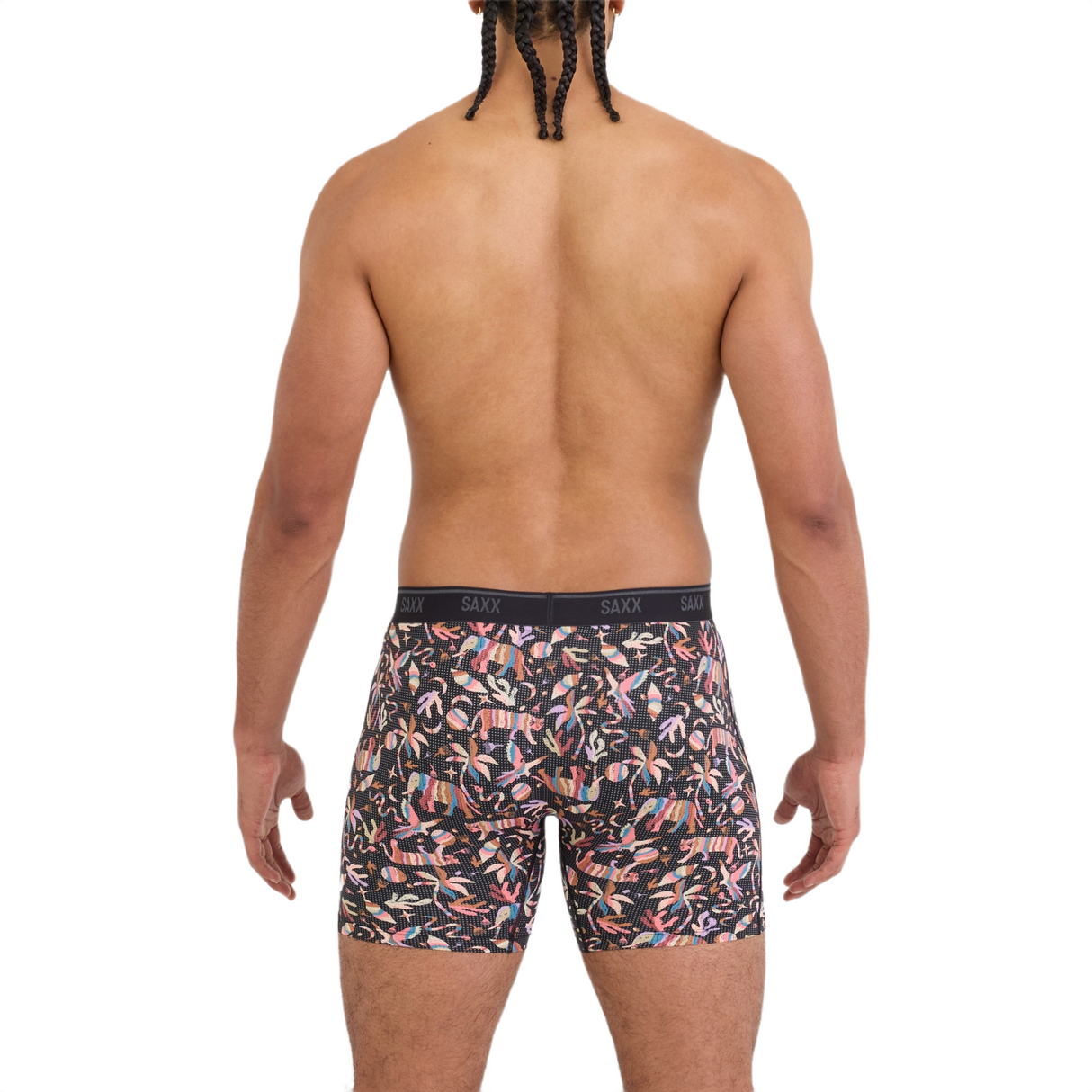 SAXX Men's Quest Quickdry Mesh Adobe Zoo/Black / Medium-Adobe Zoo/Black / Large-Adobe Zoo/Black / X-Large-Black / Small-Black / Medium - 53 Degrees North