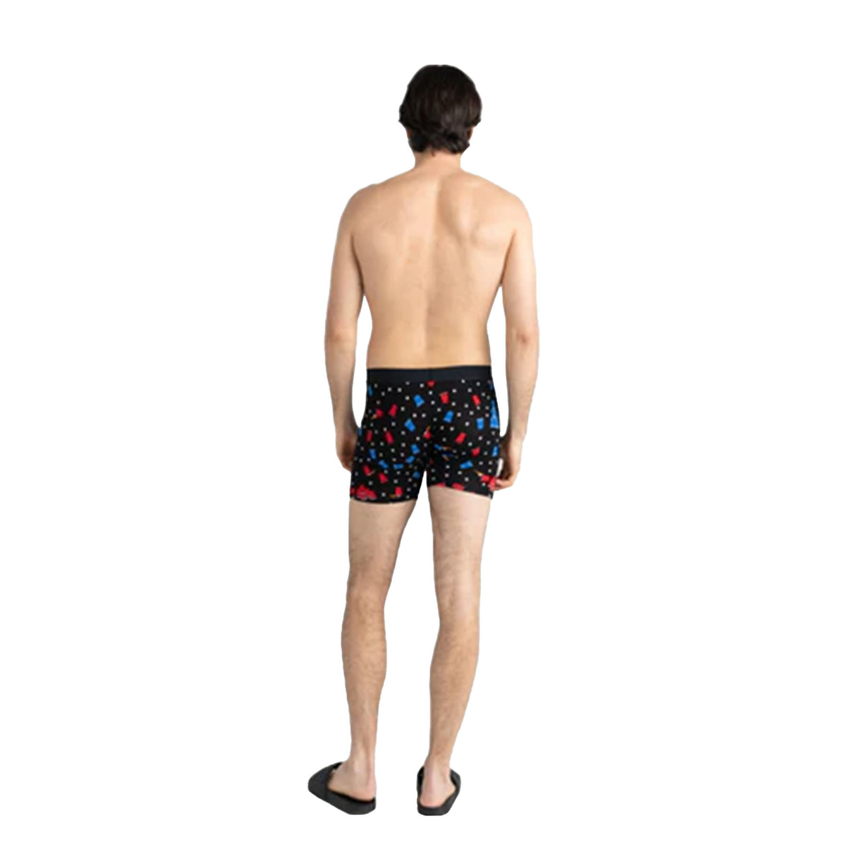 SAXX Men's Vibe Boxer Brief Black Coast Stripe / Small-Black Coast Stripe / Medium-Black Coast Stripe / Large-Black Coast Stripe / X-Large-Year Of The Snake/Blue / Small - 53 Degrees North