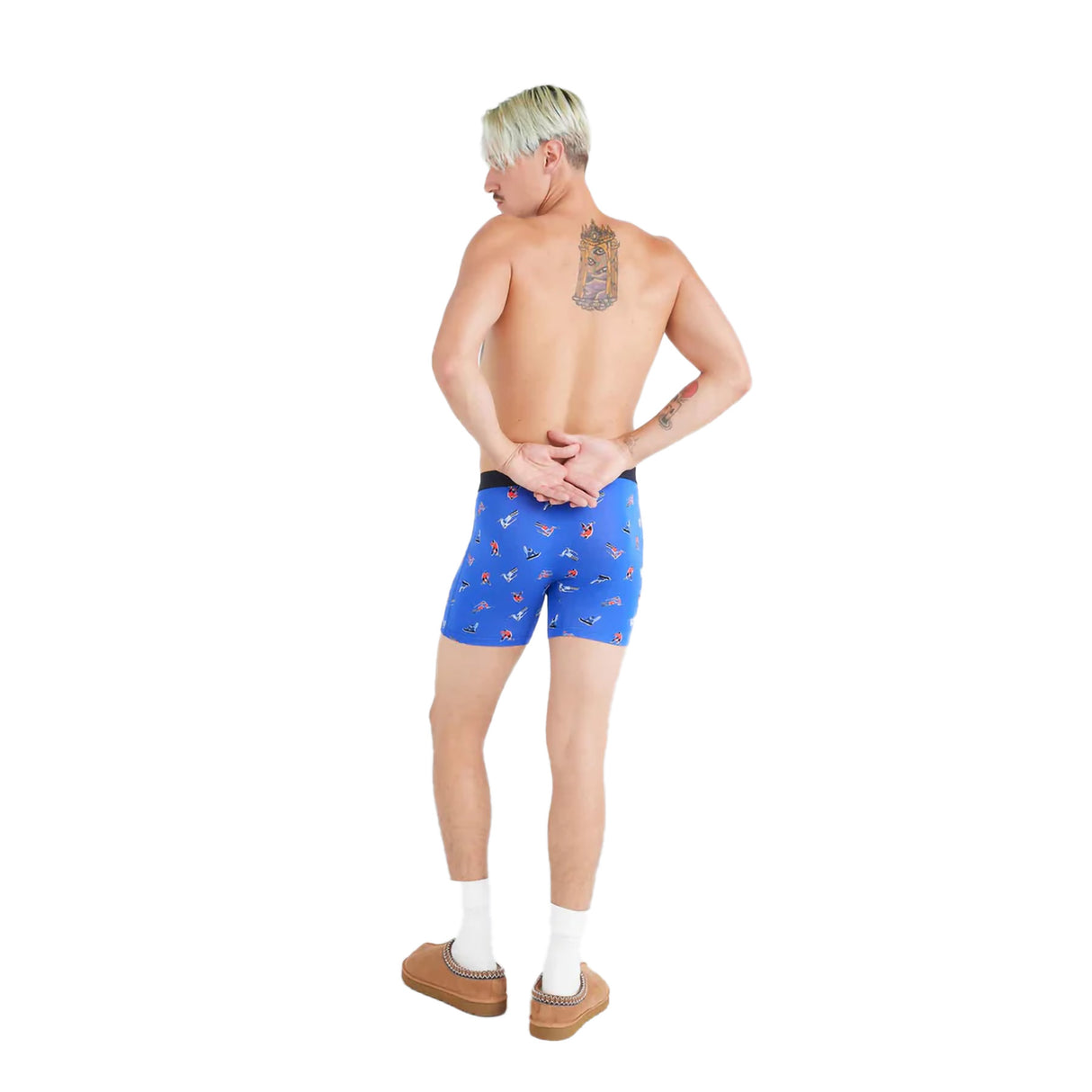 SAXX Men's Vibe Boxer Brief Black Coast Stripe / Small-Black Coast Stripe / Medium-Black Coast Stripe / Large-Black Coast Stripe / X-Large-Year Of The Snake/Blue / Small - 53 Degrees North