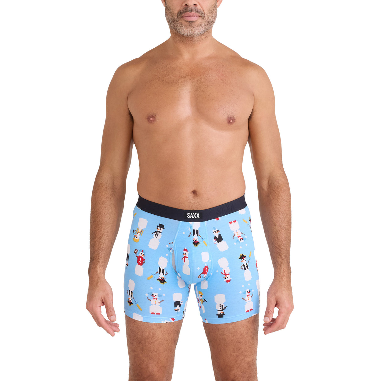 SAXX Men's Vibe Xtra Boxer Brief - 2 Pack High Brow Low Life/Navy / Medium-High Brow Low Life/Navy / Large-High Brow Low Life/Navy / X-Large-Black/Navy / Medium-Black/Navy / Large - 53 Degrees North