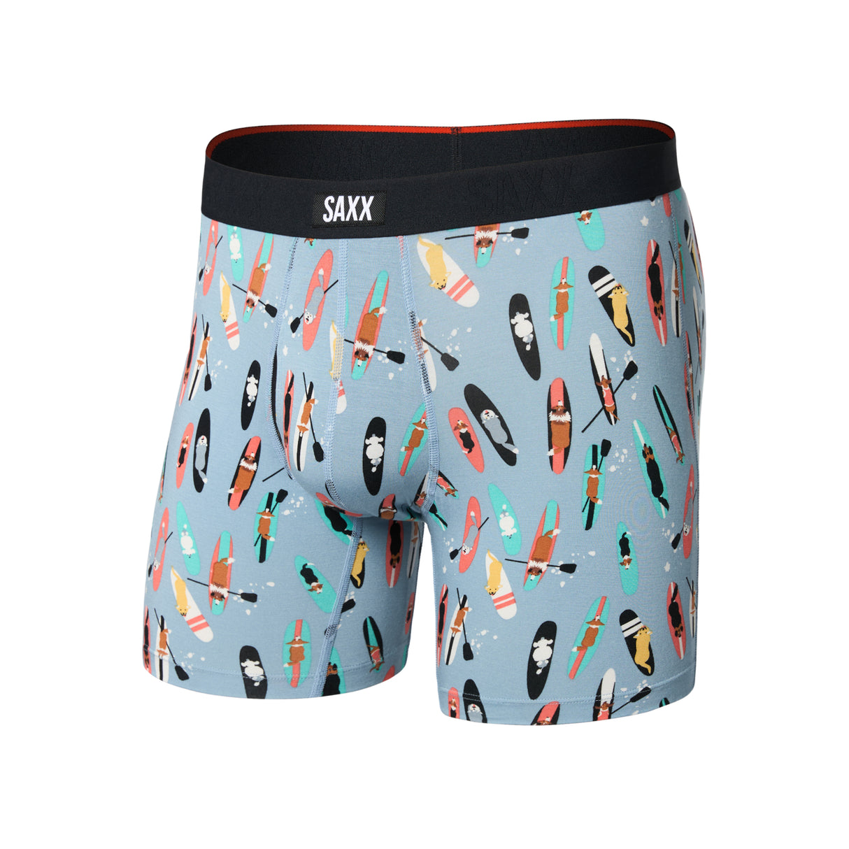 SAXX Men's Vibe Xtra Boxer Briefs SUP Dogs/Ashley Blue / Medium-SUP Dogs/Ashley Blue / Large-SUP Dogs/Ashley Blue / X-Large-Escape to Joshua/Black / Medium-Escape to Joshua/Black / Large - 53 Degrees North