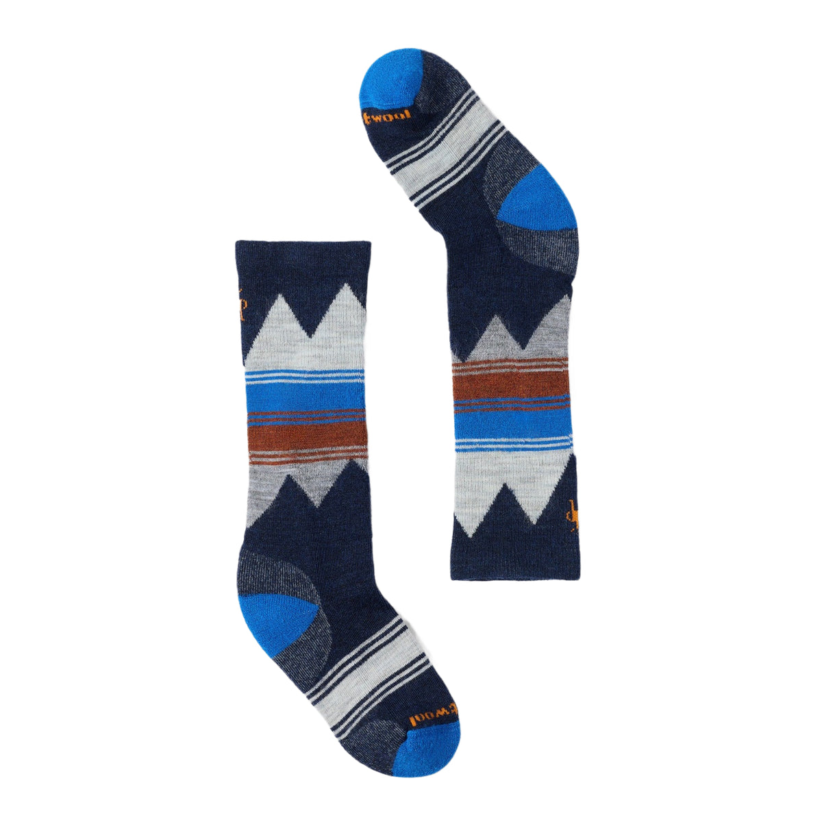 Smartwool Kids' Ski Light Cushion OTC Socks in Deep Navy