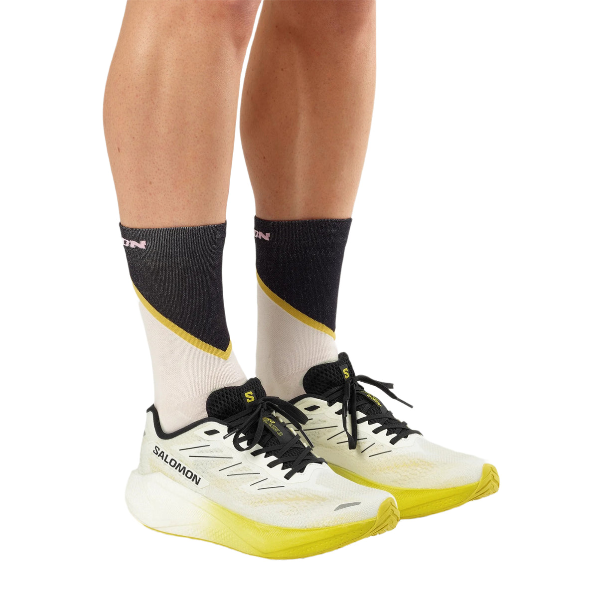 Salomon Men's Aero Blaze 3 Running Shoes White/Black/Blazing Yellow / UK 8-White/Black/Blazing Yellow / UK 9-White/Black/Blazing Yellow / UK 10-White/Black/Blazing Yellow / UK 11-White/Black/Blazing Yellow / UK 12 - 53 Degrees North