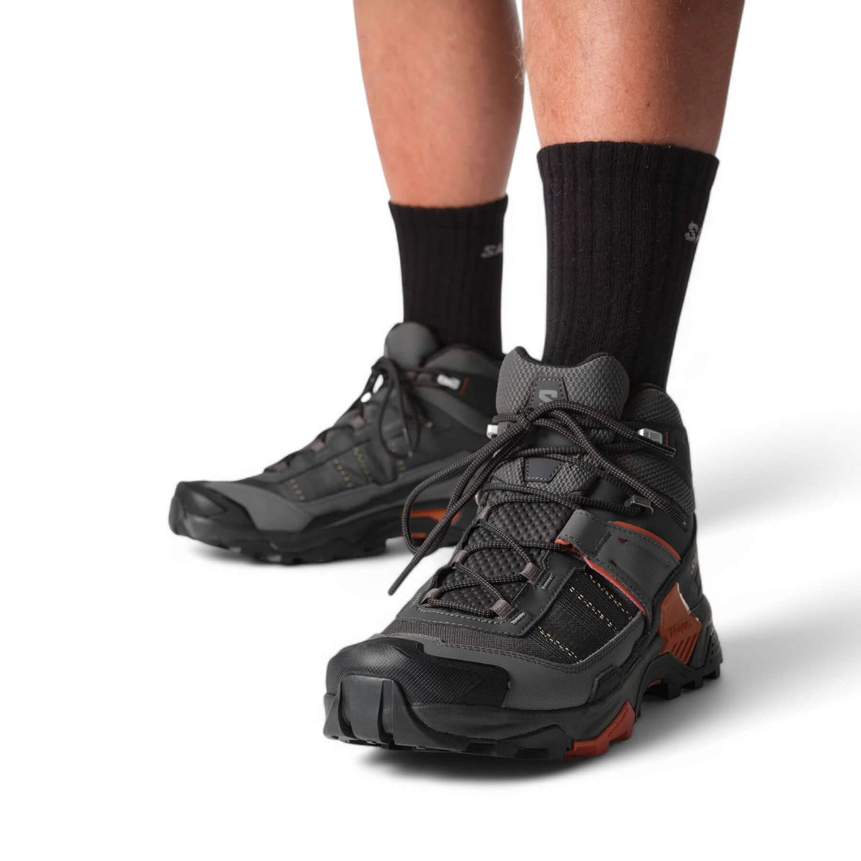 Salomon Men's X Ultra 5 Mid GORE-TEX Waterproof Boots Asphalt/Castlerock/Burnt Ochre / UK 8-Asphalt/Castlerock/Burnt Ochre / UK 9-Asphalt/Castlerock/Burnt Ochre / UK 10-Asphalt/Castlerock/Burnt Ochre / UK 11-Asphalt/Castlerock/Burnt Ochre / UK 12 - 53 Degrees North