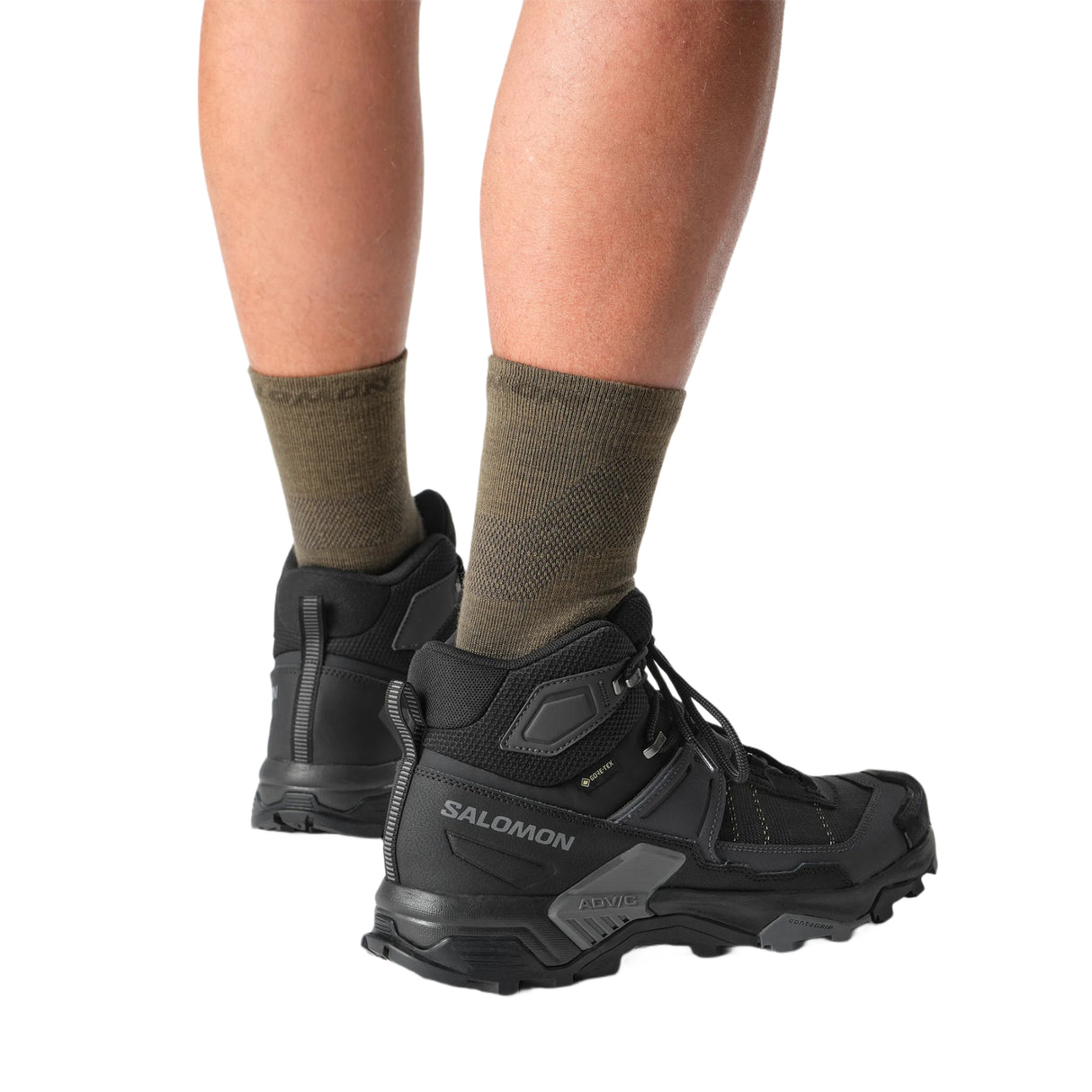 Salomon Men's X Ultra 5 Mid GORE-TEX Waterproof Boots Asphalt/Castlerock/Burnt Ochre / UK 8-Asphalt/Castlerock/Burnt Ochre / UK 9-Asphalt/Castlerock/Burnt Ochre / UK 10-Asphalt/Castlerock/Burnt Ochre / UK 11-Asphalt/Castlerock/Burnt Ochre / UK 12 - 53 Degrees North