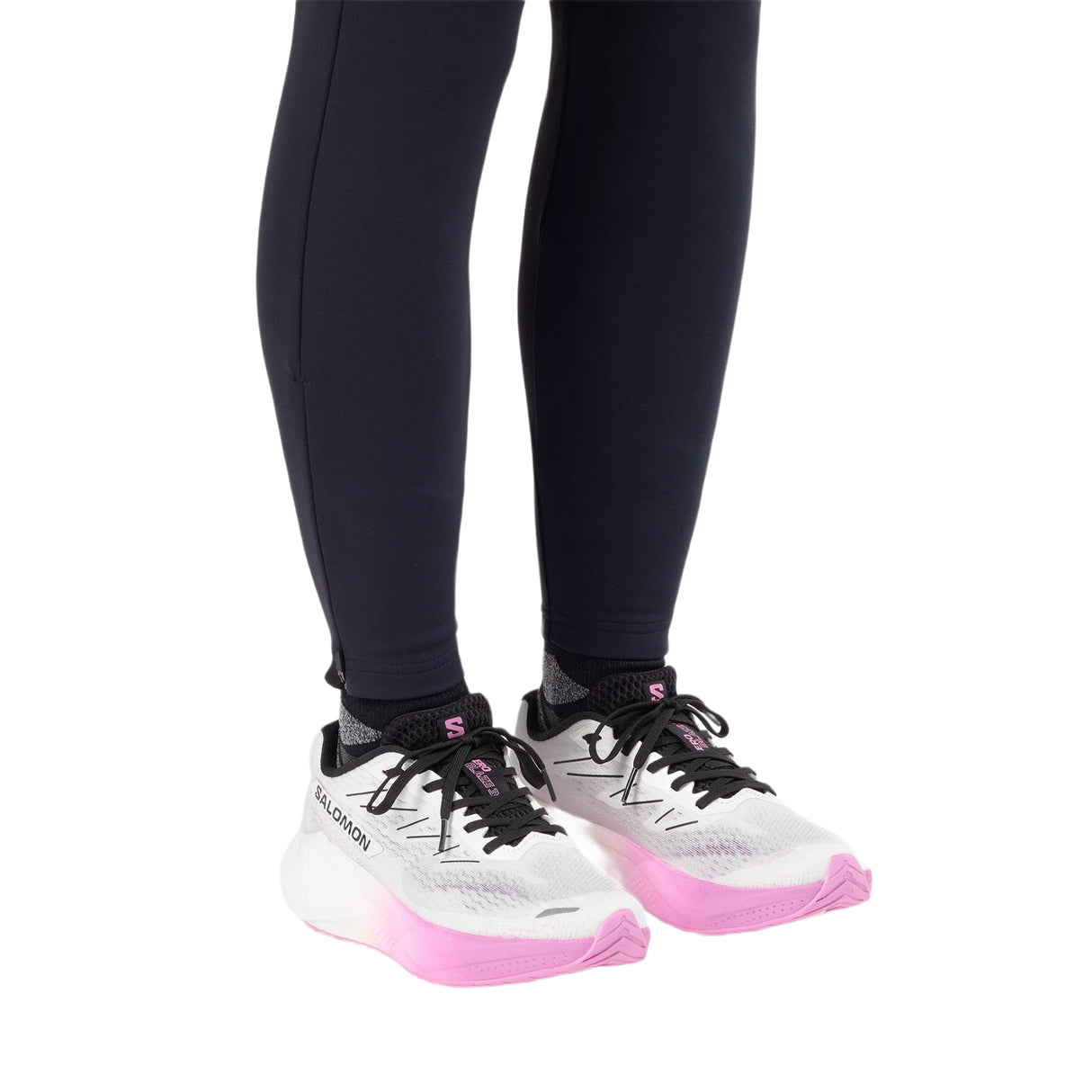 Salomon Women's Aero Blaze 3 Running Shoes White/Black/Cyclamen / UK 5-White/Black/Cyclamen / UK 6-White/Black/Cyclamen / UK 7-White/Black/Cyclamen / UK 8 - 53 Degrees North