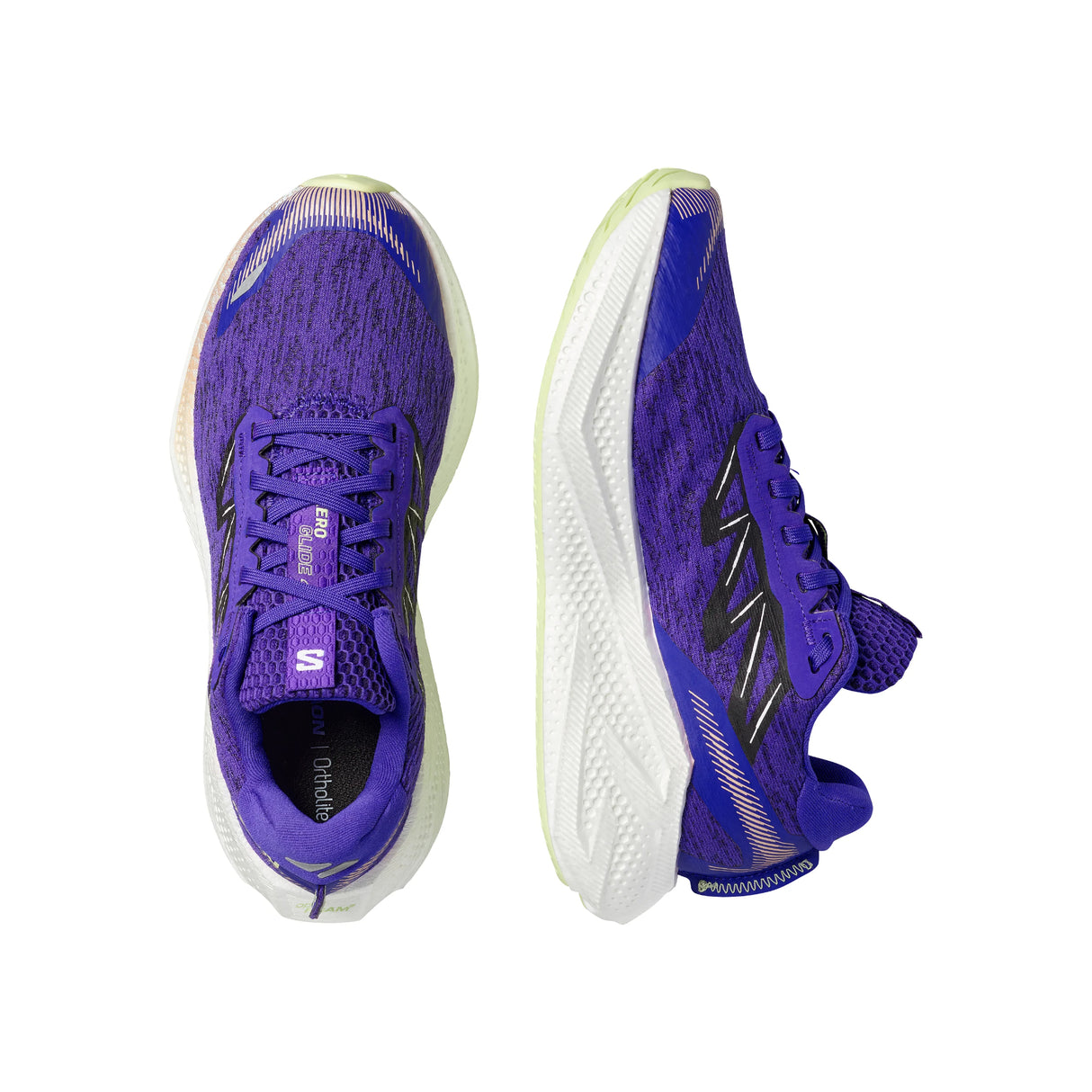 Salomon Women's Aero Glide Running Shoes Deep Blue/White/Butterfly / UK 5-Deep Blue/White/Butterfly / UK 6-Deep Blue/White/Butterfly / UK 7-Deep Blue/White/Butterfly / UK 8 - 53 Degrees North