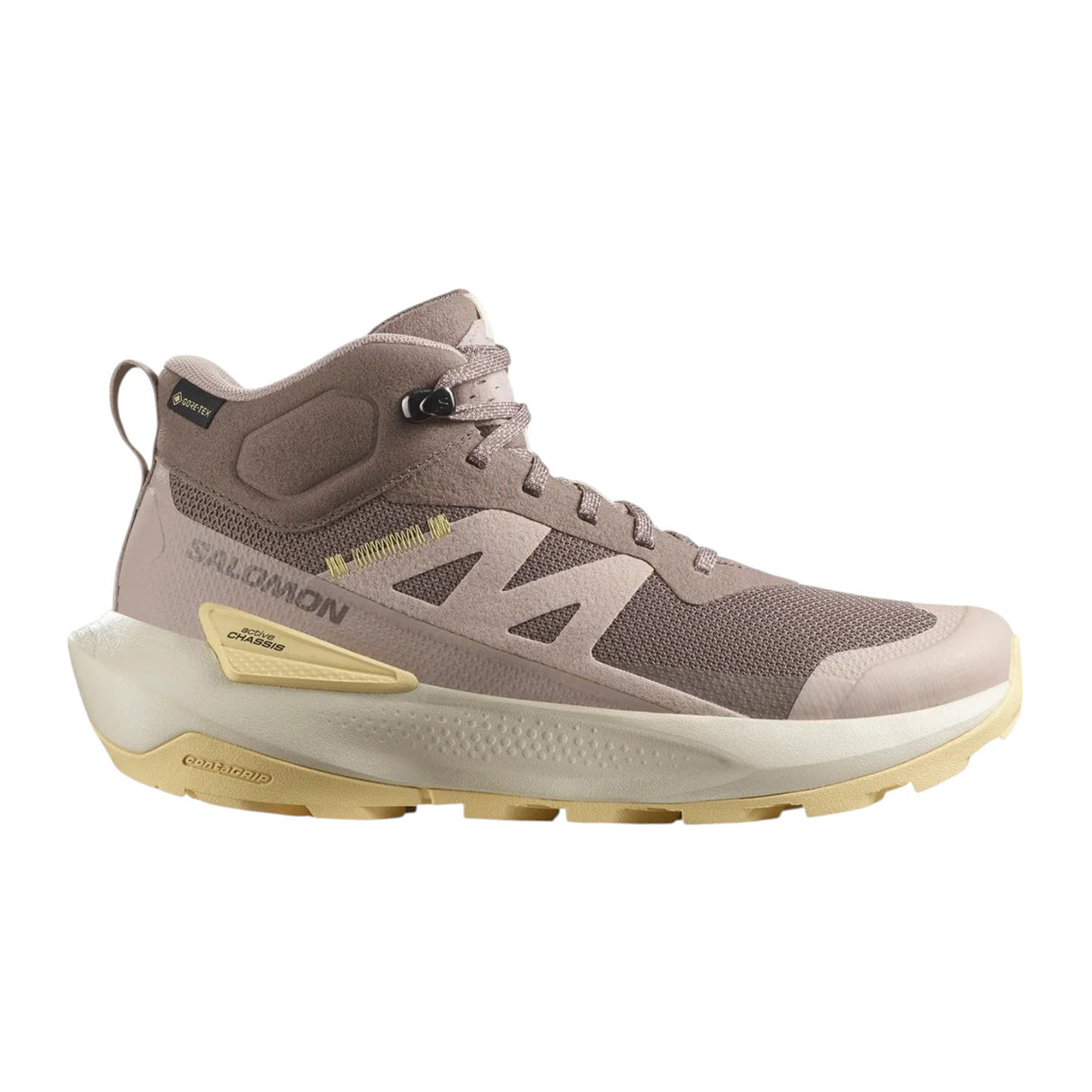 Salomon Women's Elixir Activ Mid GORE-TEX Hiking Boots Iron/Etherea/Tuc Sunlight / UK 4-Iron/Etherea/Tuc Sunlight / UK 5-Iron/Etherea/Tuc Sunlight / UK 6-Iron/Etherea/Tuc Sunlight / UK 7-Iron/Etherea/Tuc Sunlight / UK 8 - 53 Degrees North