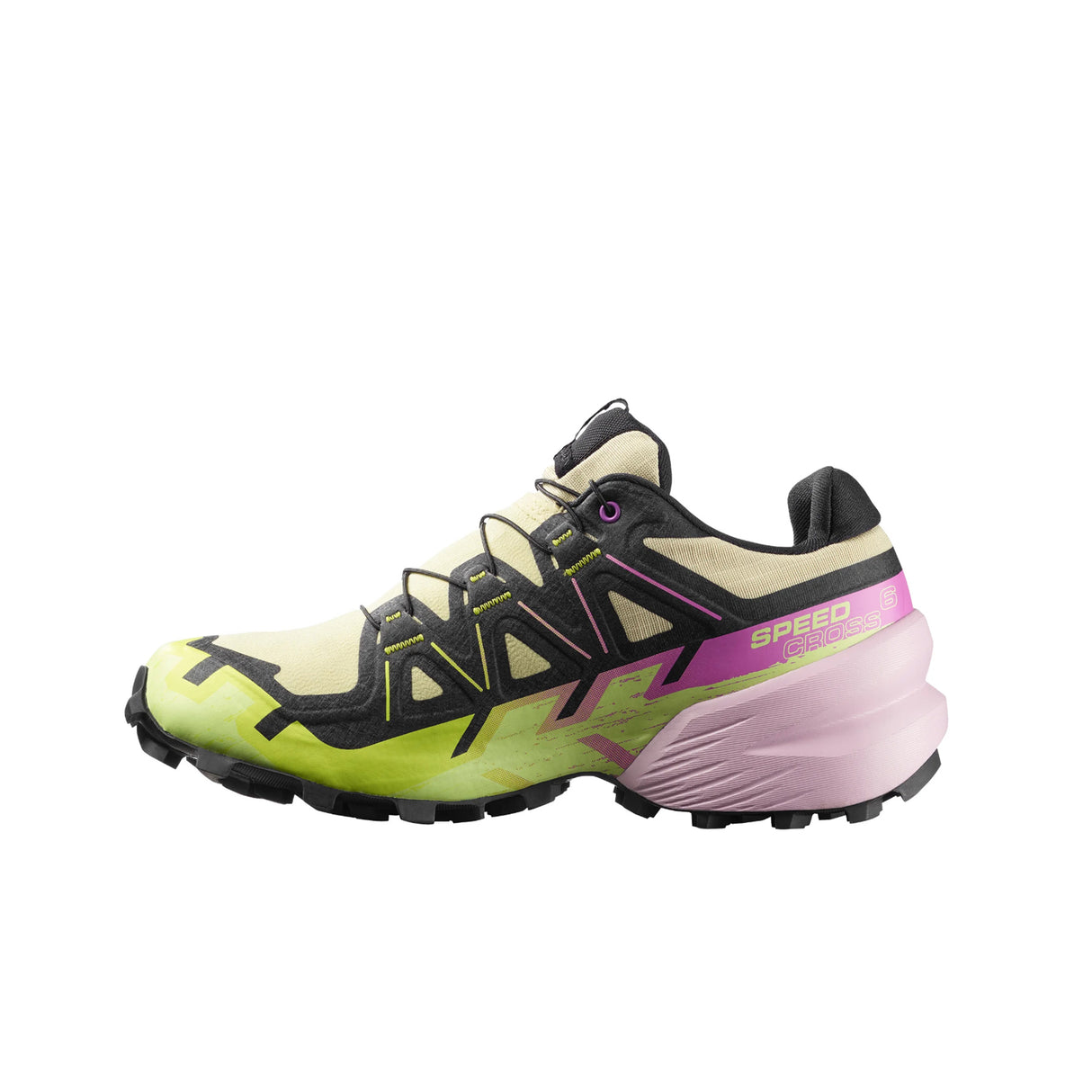 Salomon Women's Speedcross 6 GORE-TEX Waterproof Running Shoes Bog/Down pink/Acid Lime / UK 5-Bog/Down pink/Acid Lime / UK 6-Bog/Down pink/Acid Lime / UK 7-Bog/Down pink/Acid Lime / UK 8-Lime Cream/Mahogany Rose/Black / UK 5 - 53 Degrees North