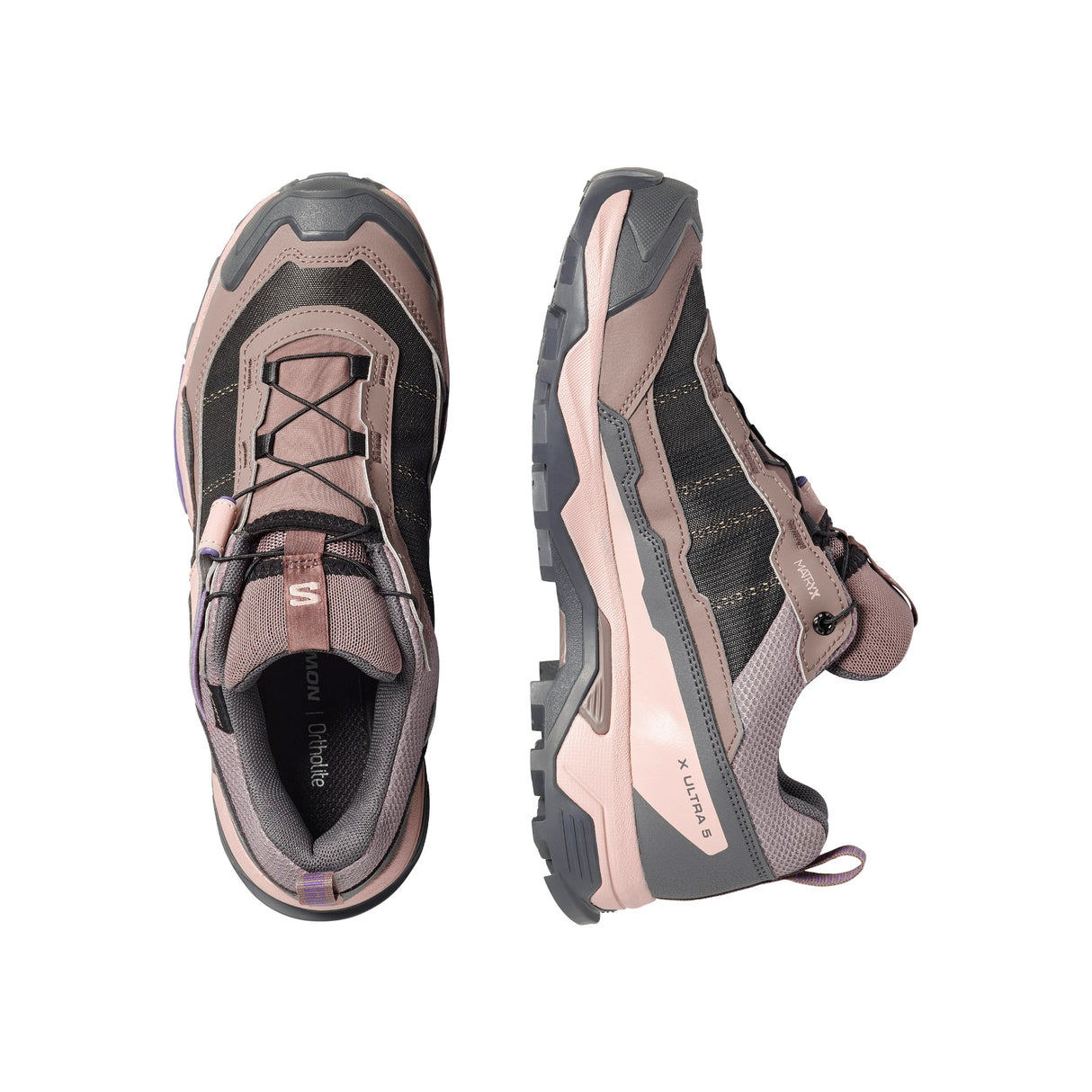 Salomon Women's X Ultra 5 GORE-TEX Waterproof Shoes Iron/Shadow Grey/Deep Blue / UK 5-Iron/Shadow Grey/Deep Blue / UK 6-Iron/Shadow Grey/Deep Blue / UK 7-Iron/Shadow Grey/Deep Blue / UK 8 - 53 Degrees North