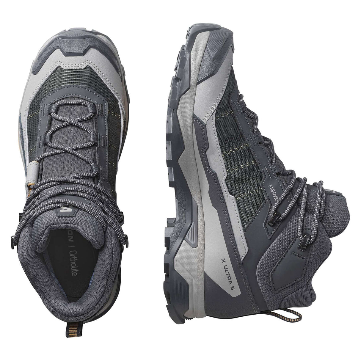 Salomon Women's X Ultra 5 Mid GORE-TEX Hiking Boots Nine Iron/Gull/Soft Clay / UK 4-Nine Iron/Gull/Soft Clay / UK 5-Nine Iron/Gull/Soft Clay / UK 6-Nine Iron/Gull/Soft Clay / UK 7-Nine Iron/Gull/Soft Clay / UK 8 - 53 Degrees North