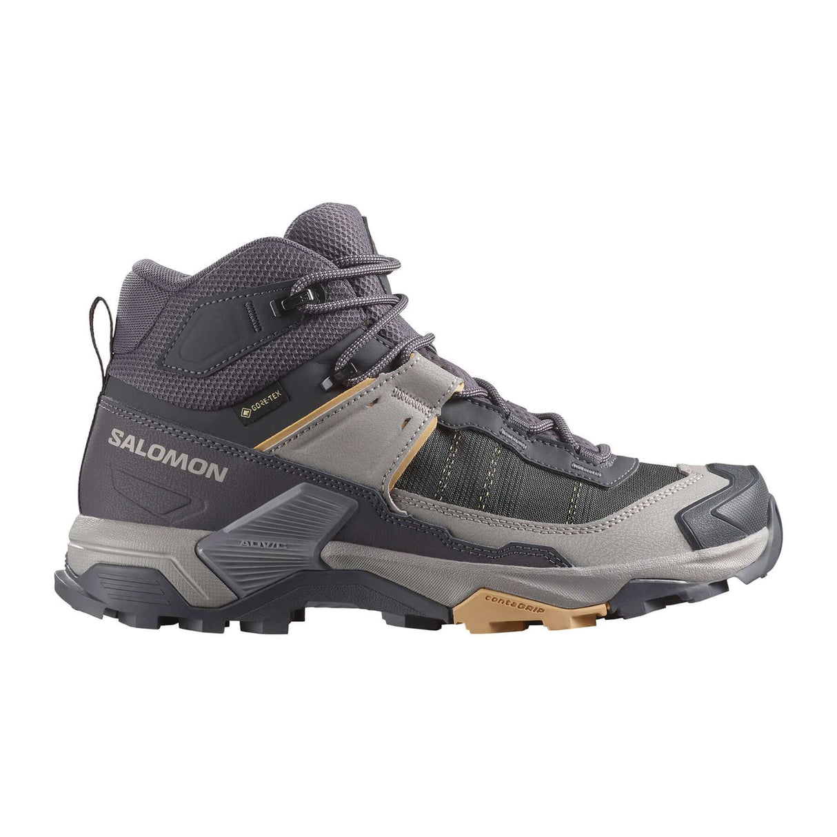 Salomon Women's X Ultra 5 Mid GORE-TEX Hiking Boots Nine Iron/Gull/Soft Clay / UK 4-Nine Iron/Gull/Soft Clay / UK 5-Nine Iron/Gull/Soft Clay / UK 6-Nine Iron/Gull/Soft Clay / UK 7-Nine Iron/Gull/Soft Clay / UK 8 - 53 Degrees North