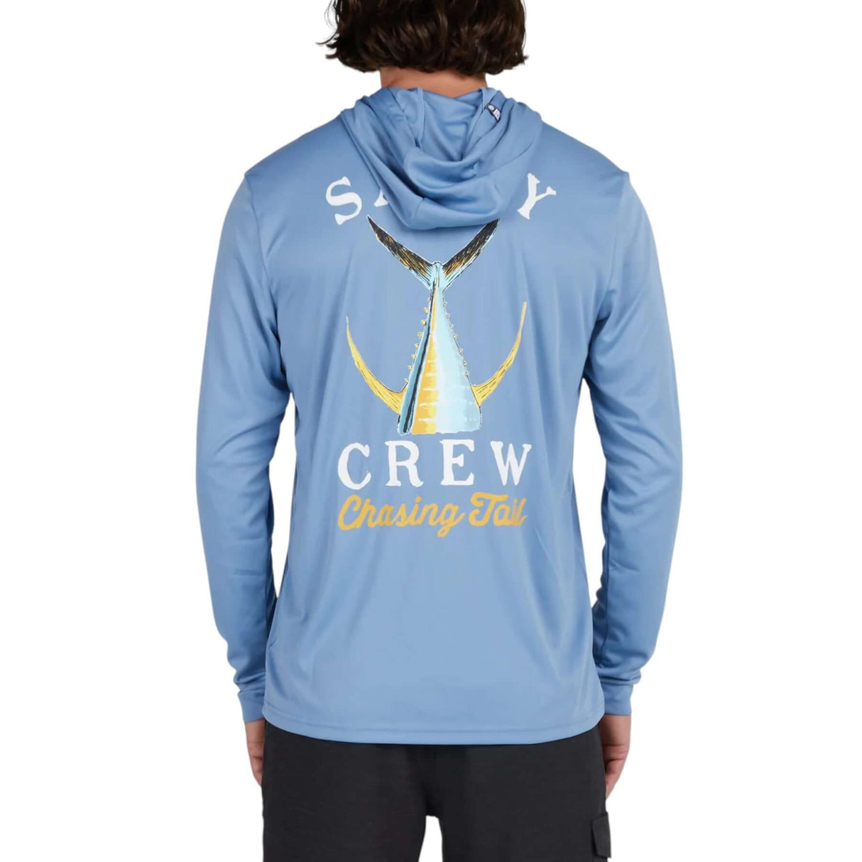 Salty Crew Men's Tailed Hooded Sunshirt Marine Blue / Small-Marine Blue / Medium-Marine Blue / Large-Marine Blue / X-Large-Marine Blue / XX-Large - 53 Degrees North