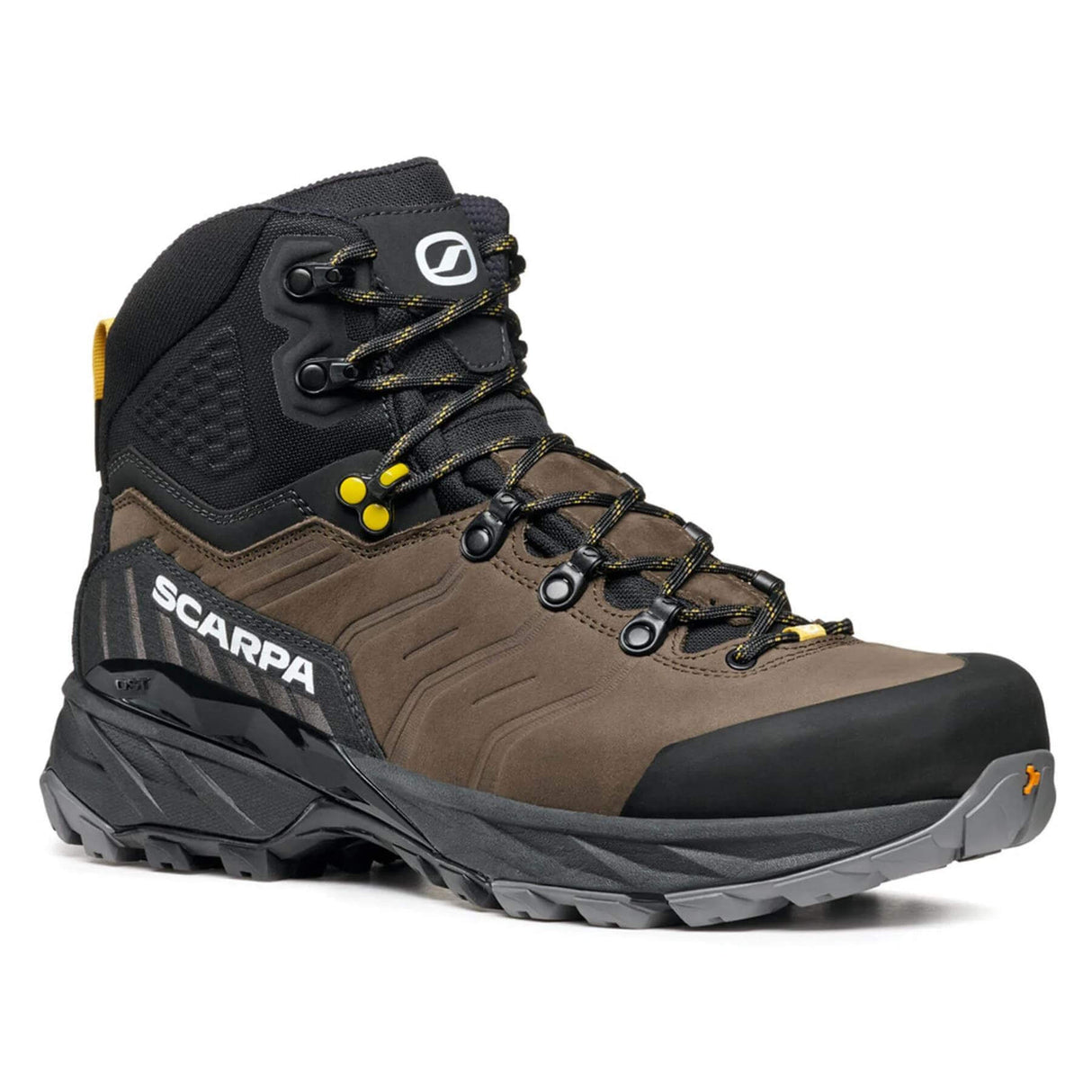 Scarpa Men's Rush TRK Pro GORE-TEX Hiking Boots Volcano/Mustard / EU 41-Volcano/Mustard / EU 42-Volcano/Mustard / EU 43-Volcano/Mustard / EU 44-Volcano/Mustard / EU 45 - 53 Degrees North