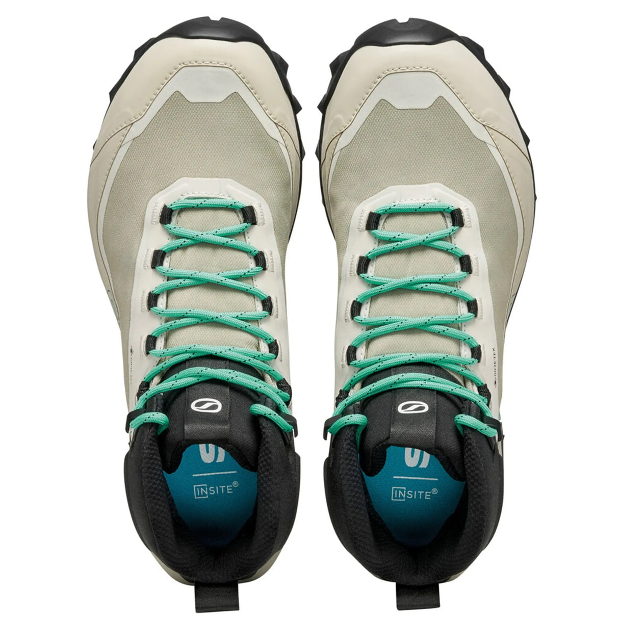 Scarpa Women's Ribelle Cross 2 Mid GORE-TEX Boots Fog/Aqua Green / EU 37-Fog/Aqua Green / EU 38-Fog/Aqua Green / EU 39-Fog/Aqua Green / EU 40-Fog/Aqua Green / EU 41 - 53 Degrees North