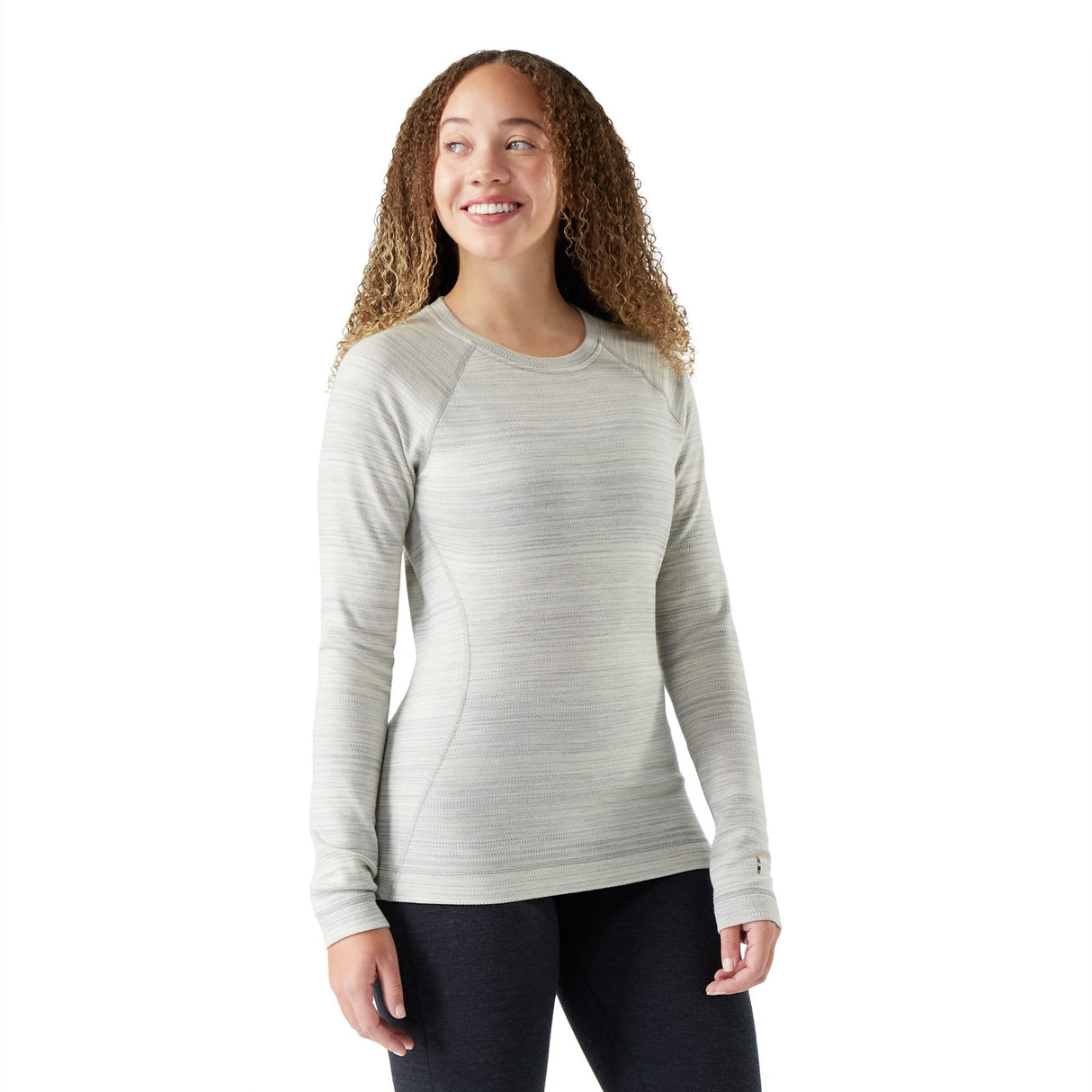 Smartwool Women's Classic Thermal Merino Base Layer Crew Shirt Twilight Blue Heather / X-Small (UK 8)-Twilight Blue Heather / Small (UK 10)-Twilight Blue Heather / Medium (UK 12)-Twilight Blue Heather / Large (UK 14)-Twilight Blue Heather / X-Large (UK 16) - 53 Degrees North