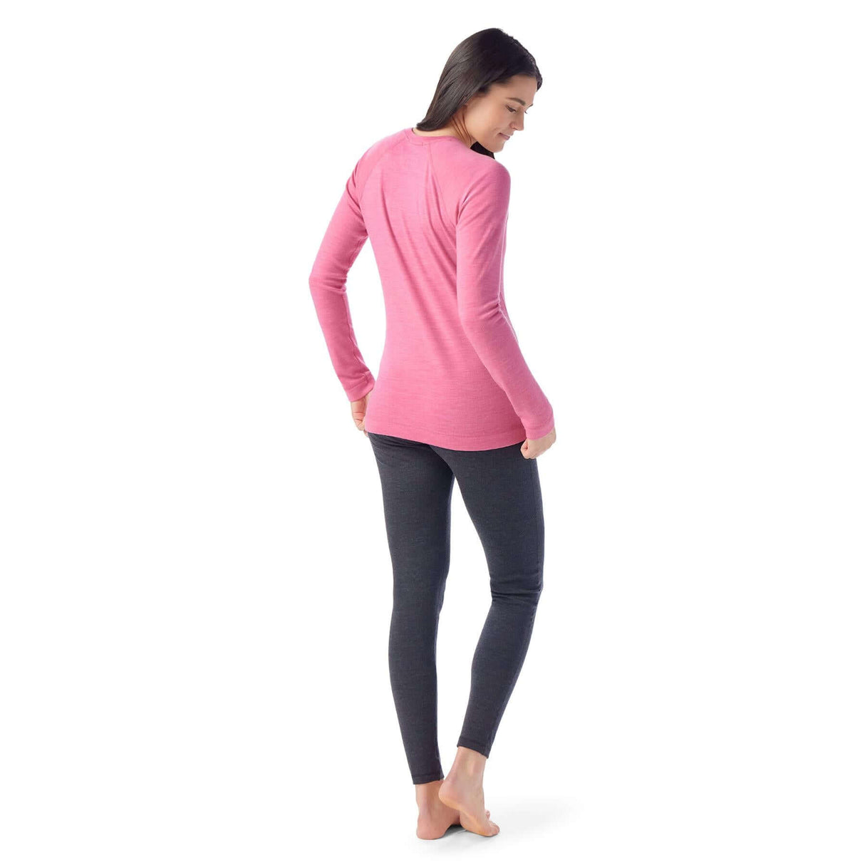Smartwool Women's Classic Thermal Merino Base Layer Crew Top Winter Sky Heather / X-Small-Winter Sky Heather / Small-Winter Sky Heather / Medium-Winter Sky Heather / Large-Winter Sky Heather / X-Large - 53 Degrees North