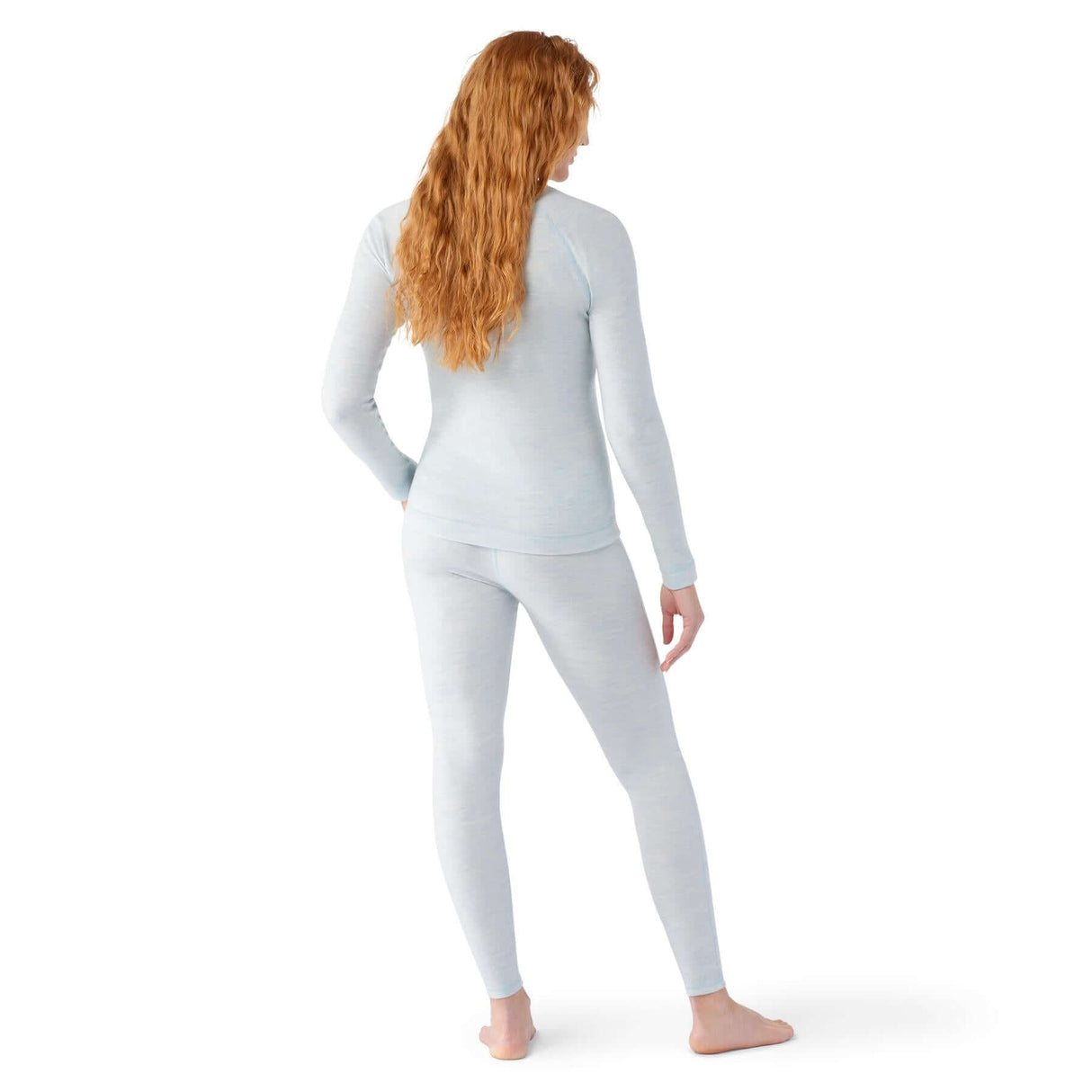 Smartwool Women's Classic Thermal Merino Base Layer Crew Top Winter Sky Heather / X-Small-Winter Sky Heather / Small-Winter Sky Heather / Medium-Winter Sky Heather / Large-Winter Sky Heather / X-Large - 53 Degrees North