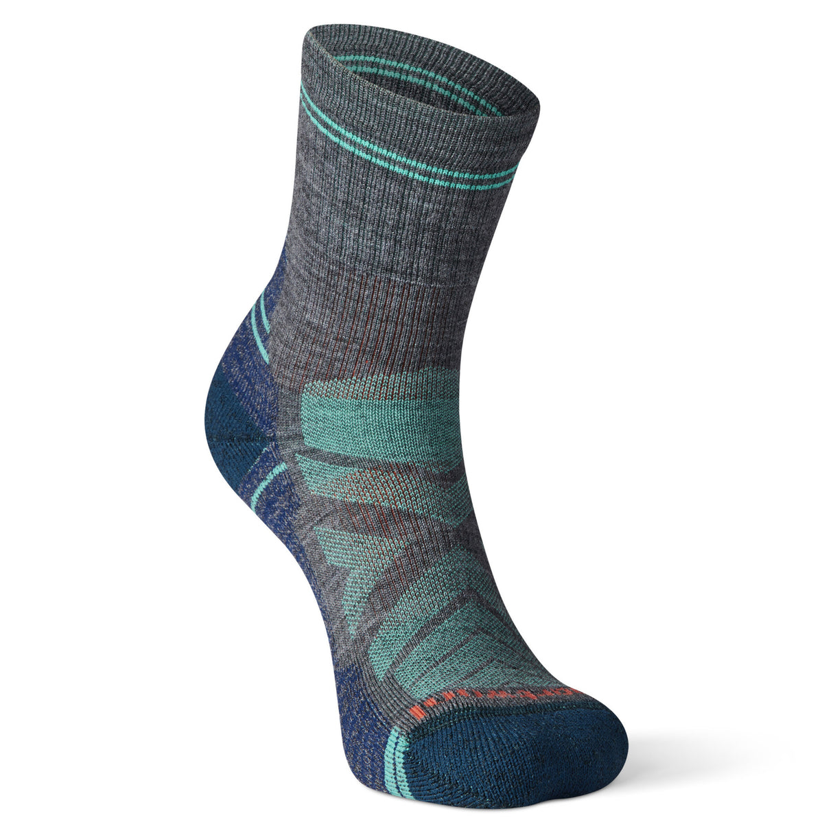 Smartwool Women's Hike Light Cushion Mid Crew Socks Medium Grey / Small (UK 2-4.5)-Medium Grey / Medium (UK 5-7.5) - 53 Degrees North