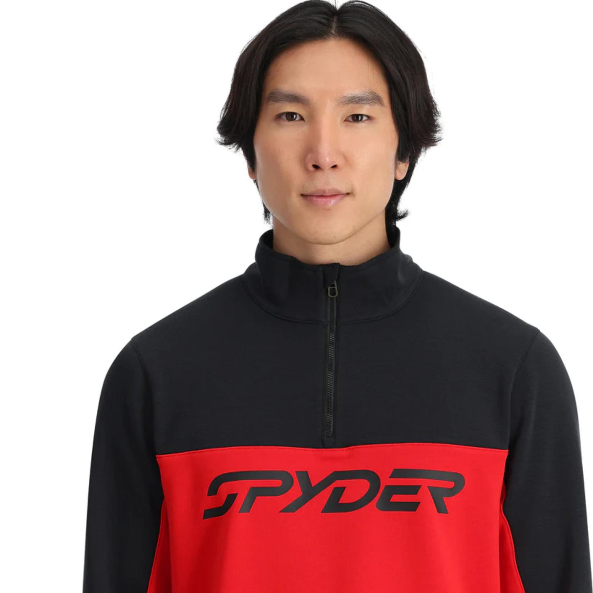 Spyder Men's Speed Half Zip Pullover Spyder Red / Small-Spyder Red / Medium-Spyder Red / Large-Spyder Red / X-Large-Spyder Red / XX-Large - 53 Degrees North