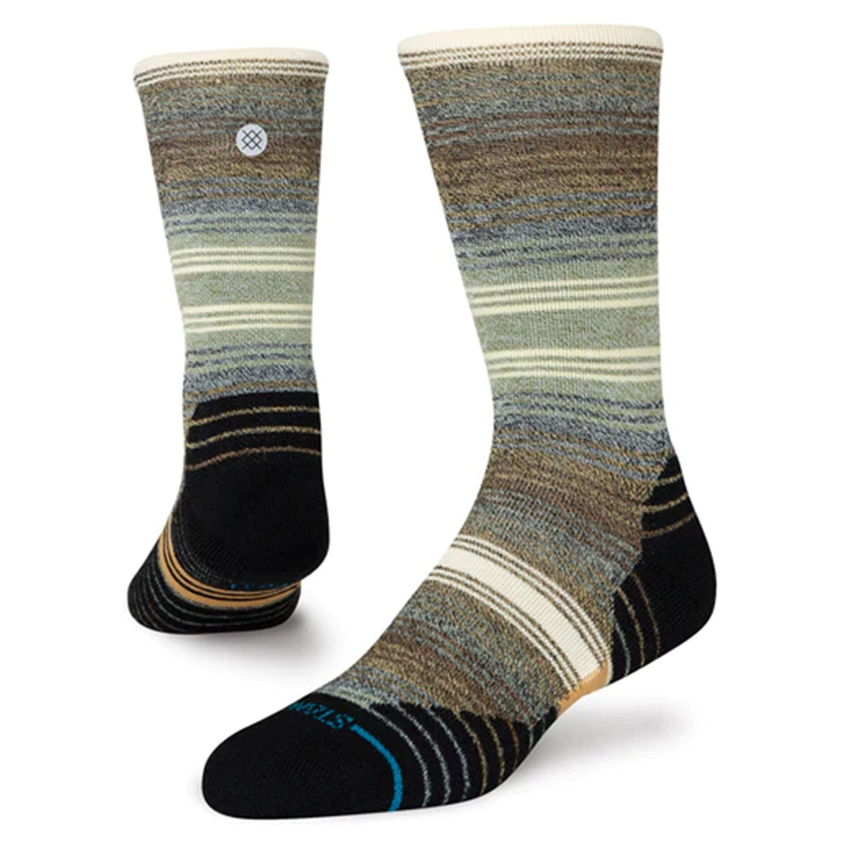 Stance High Peak Socks Green / Medium-Green / Large - 53 Degrees North