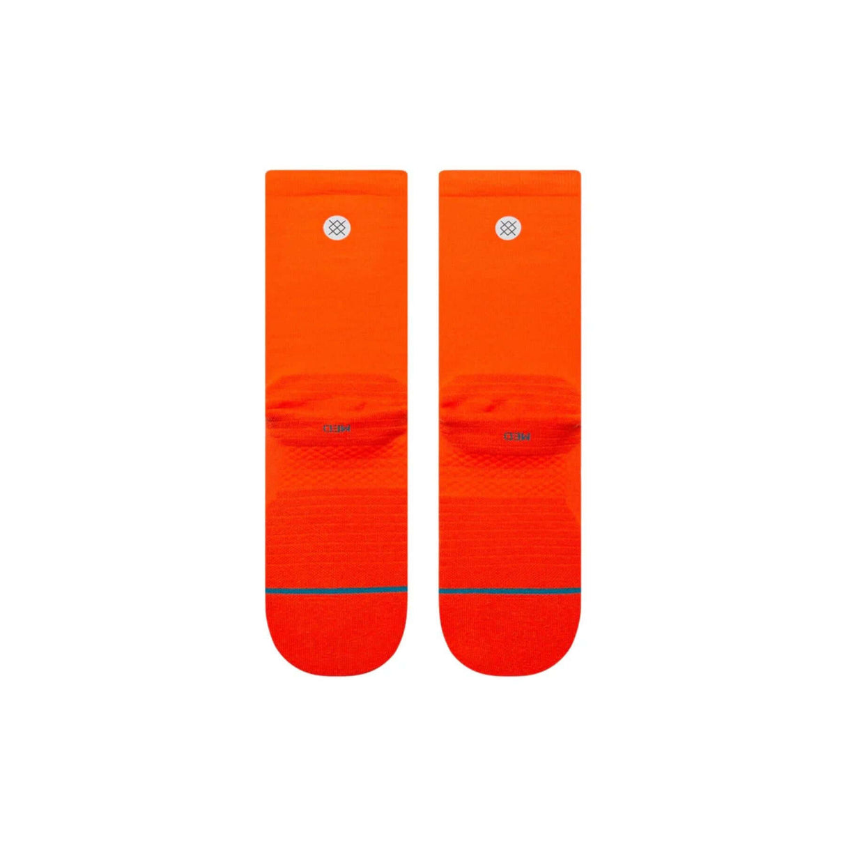 Stance Iconic Light Crew Socks Tomato / Medium (UK 5.5-8)-Tomato / Large (UK 8.5-11.5) - 53 Degrees North