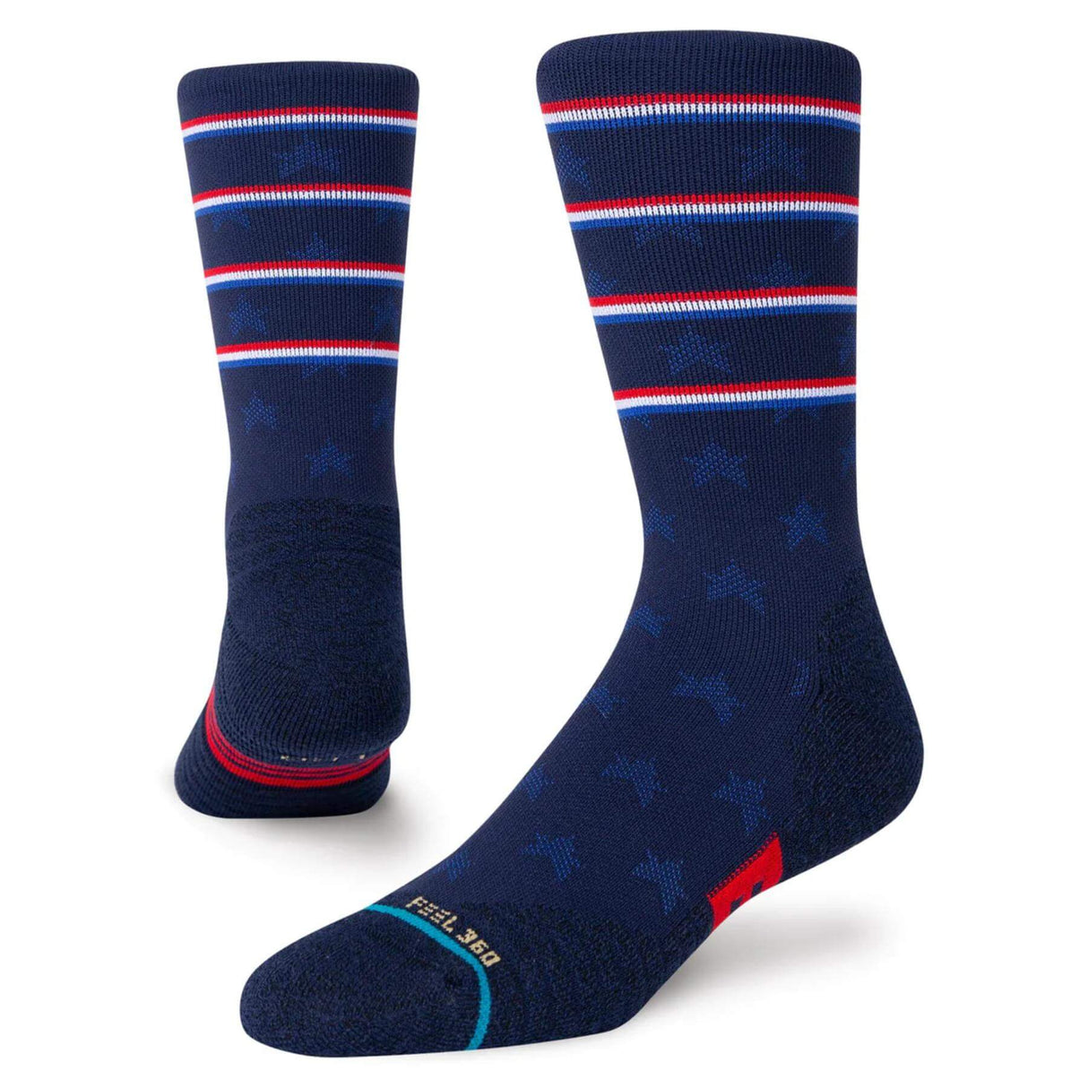 Stance Independence Crew Socks Navy / Medium (UK 5.5-8)-Navy / Large (UK 8.5-11.5) - 53 Degrees North