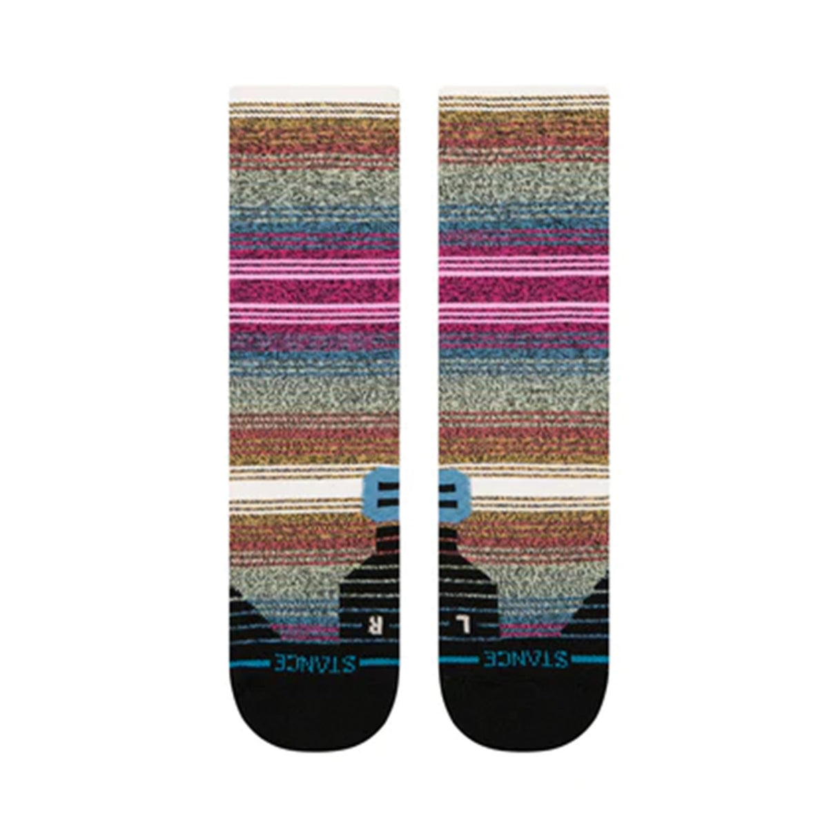 Stance Mid Wool Crew Socks Berry / Medium - 53 Degrees North