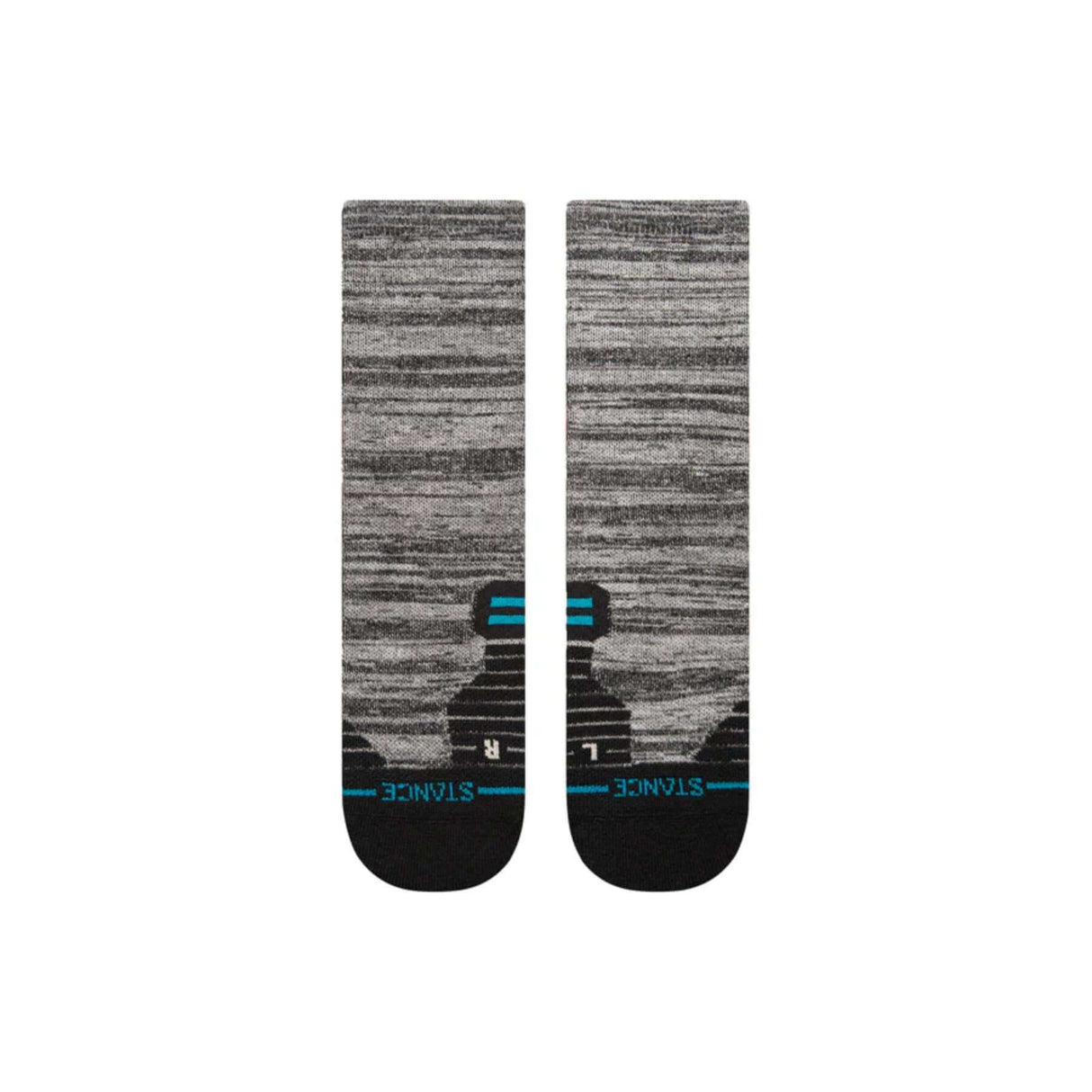 Stance Mid Wool Crew Socks Black / Medium (UK 5.5-8)-Black / Large (UK 8.5-11.5)-Black/Red / Medium (UK 5.5-8)-Black/Red / Large (UK 8.5-11.5)-Olive / Medium (UK 5.5-8) - 53 Degrees North
