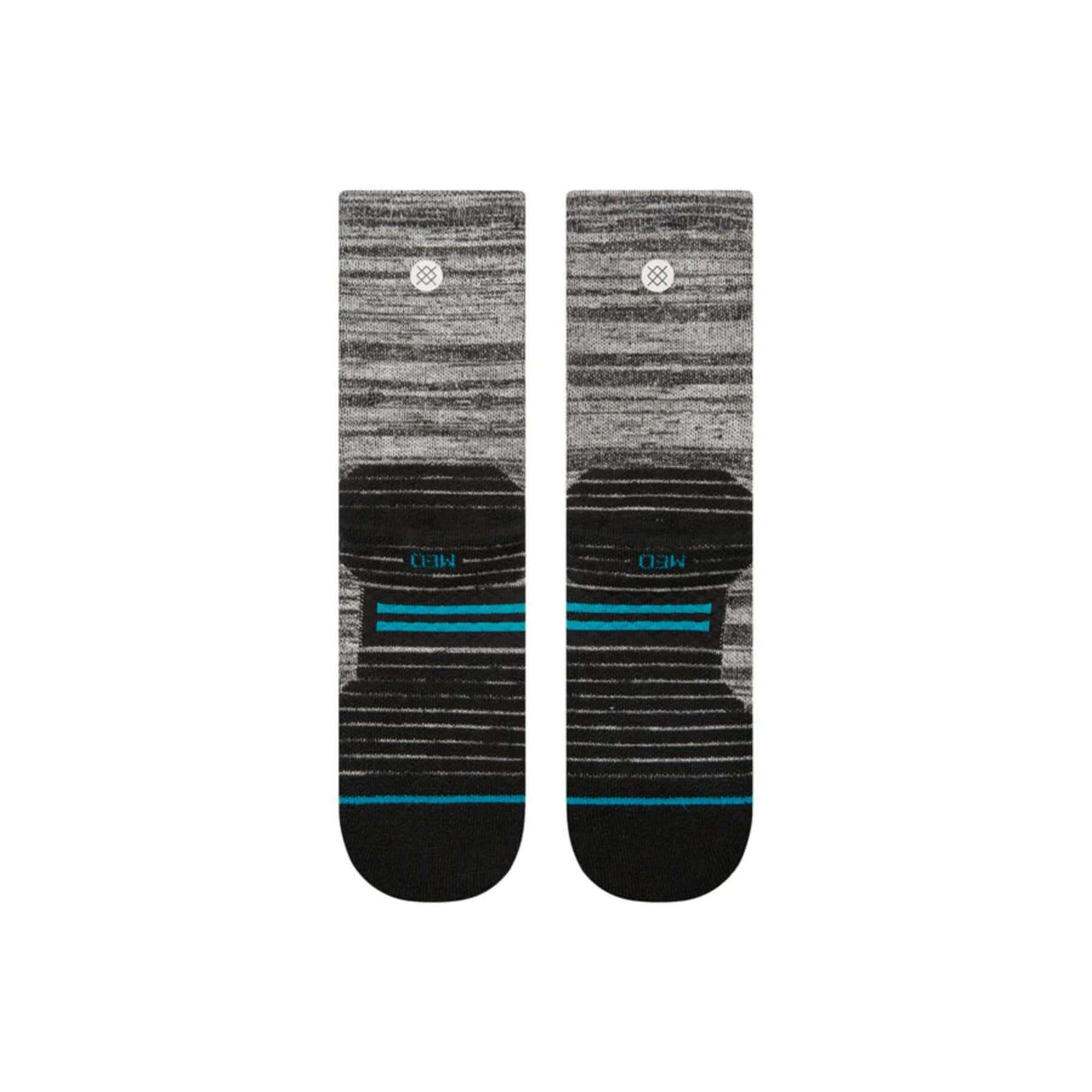 Stance Mid Wool Crew Socks Black / Medium (UK 5.5-8)-Black / Large (UK 8.5-11.5)-Black/Red / Medium (UK 5.5-8)-Black/Red / Large (UK 8.5-11.5)-Olive / Medium (UK 5.5-8) - 53 Degrees North