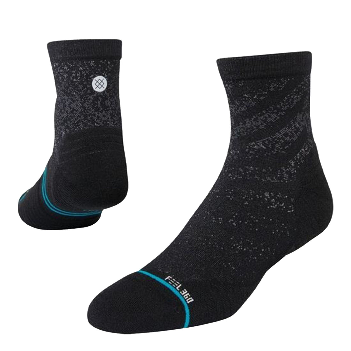 Stance Run Light Quarter Socks Black / Small-Black / Medium-Black / Large - 53 Degrees North