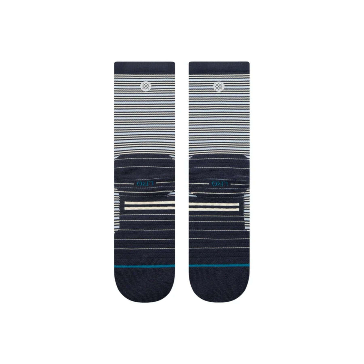 Stance Shimmy Mid Crew Socks Navy / Medium (UK 5.5-8)-Navy / Large (UK 8.5-11.5) - 53 Degrees North
