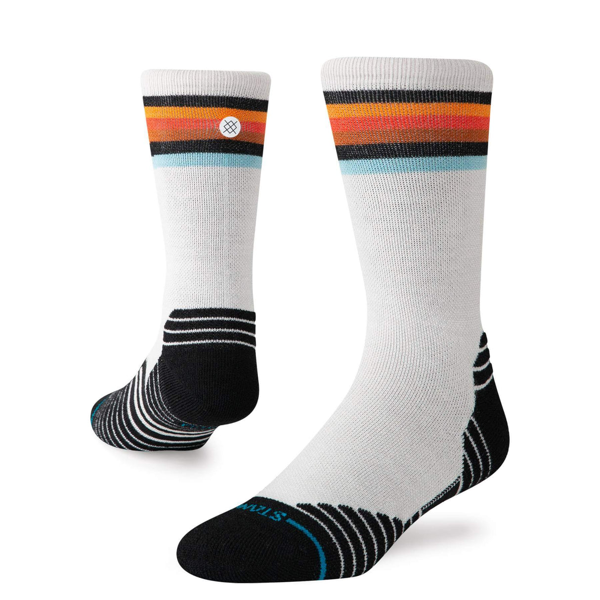 Stance Vindicated Mid Wool Crew Socks Light Heather / Medium (UK 5.5-8)-Light Heather / Large (UK 8.5-11.5) - 53 Degrees North