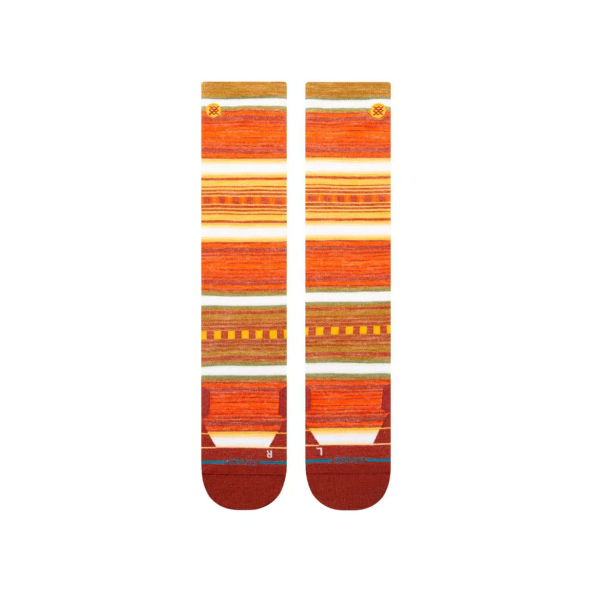 Stance Windy Pine Ultralight Wool Snow Socks Multi / Medium (UK 5.5-8)-Multi / Large (UK 8.5-11.5) - 53 Degrees North