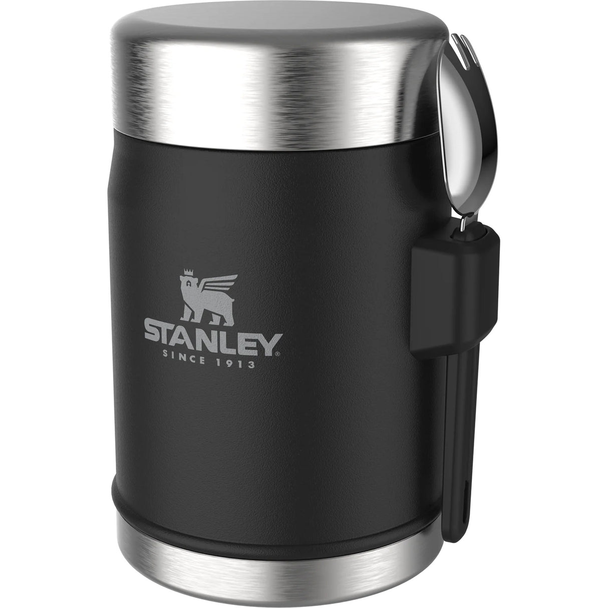 Stanley Classic Legendary Food Jar + Spork 0.4L Matte Black Pebble-Goldenrod Coral-Violet Blossom-Hammertone Green-Rose Quartz - 53 Degrees North