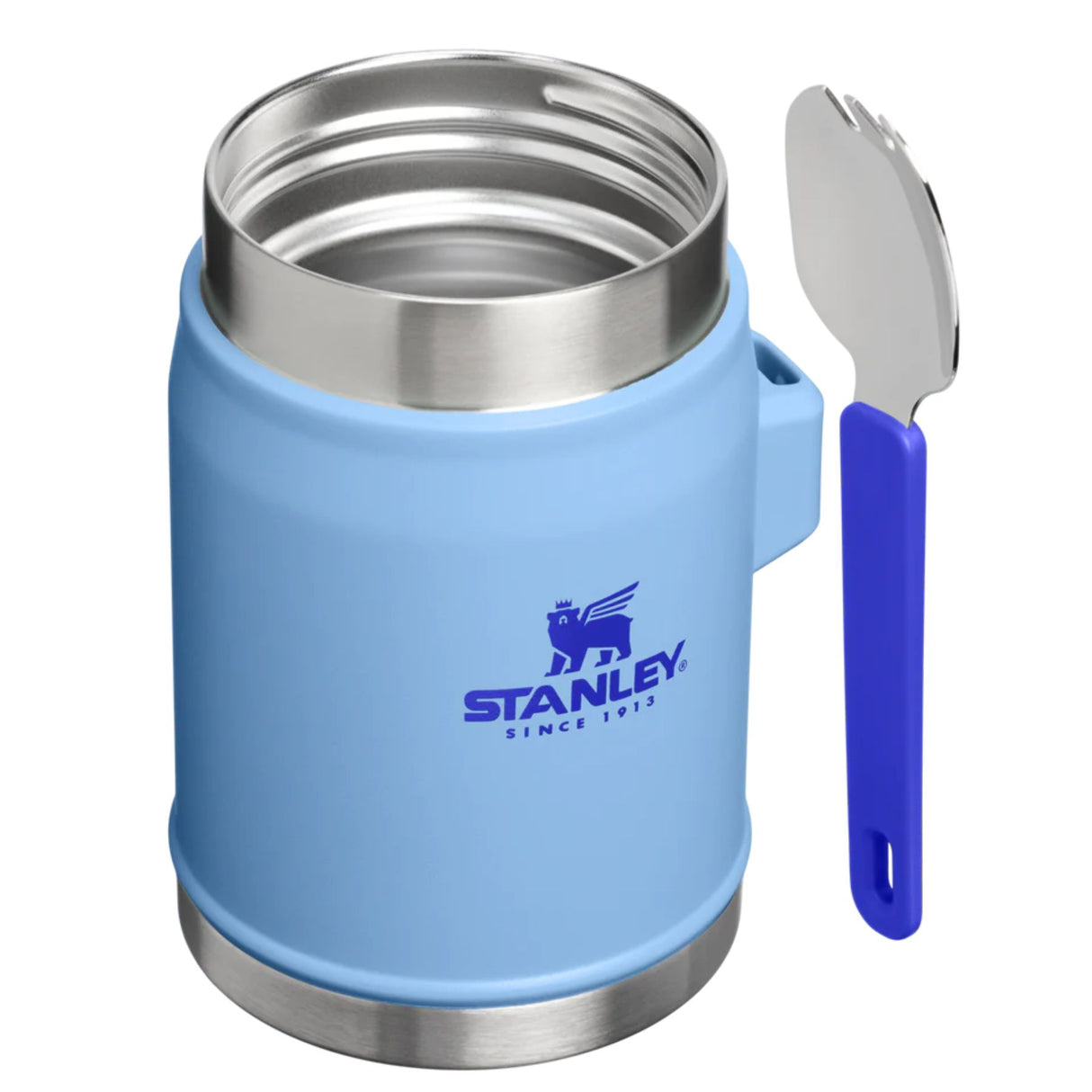 Stanley Classic Legendary Food Jar + Spork 0.4L Blue Sky-Black-Hammertone Green-Rose Quartz - 53 Degrees North