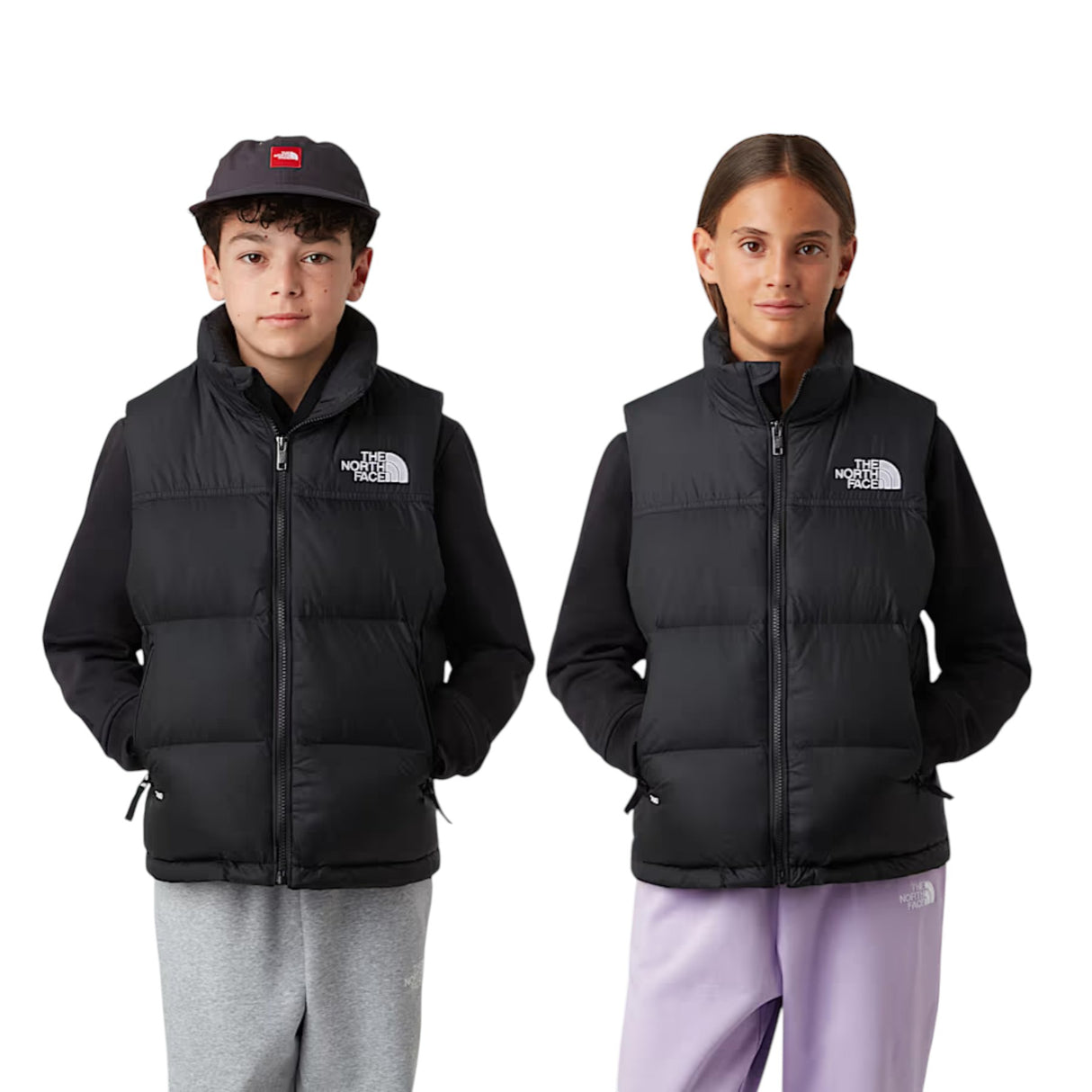 The North Face Teen 1996 Retro Nuptse Vest TNF Black / Age 7-8-TNF Black / Age 9-10-TNF Black / Age 11-12-TNF Black / Age 14-16 #- 53 Degrees North