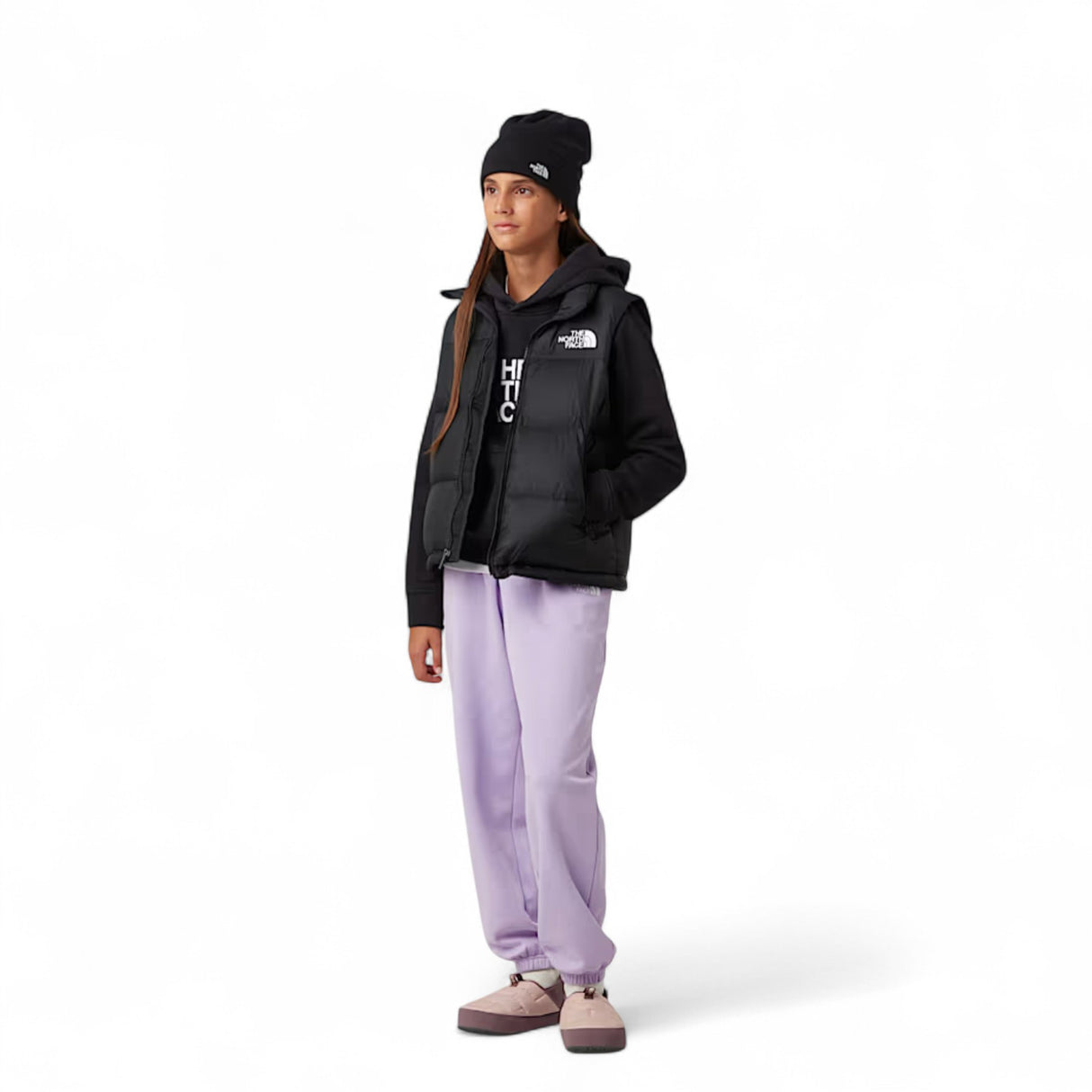 The North Face Teen 1996 Retro Nuptse Vest TNF Black / Age 7-8-TNF Black / Age 9-10-TNF Black / Age 11-12-TNF Black / Age 14-16 #- 53 Degrees North