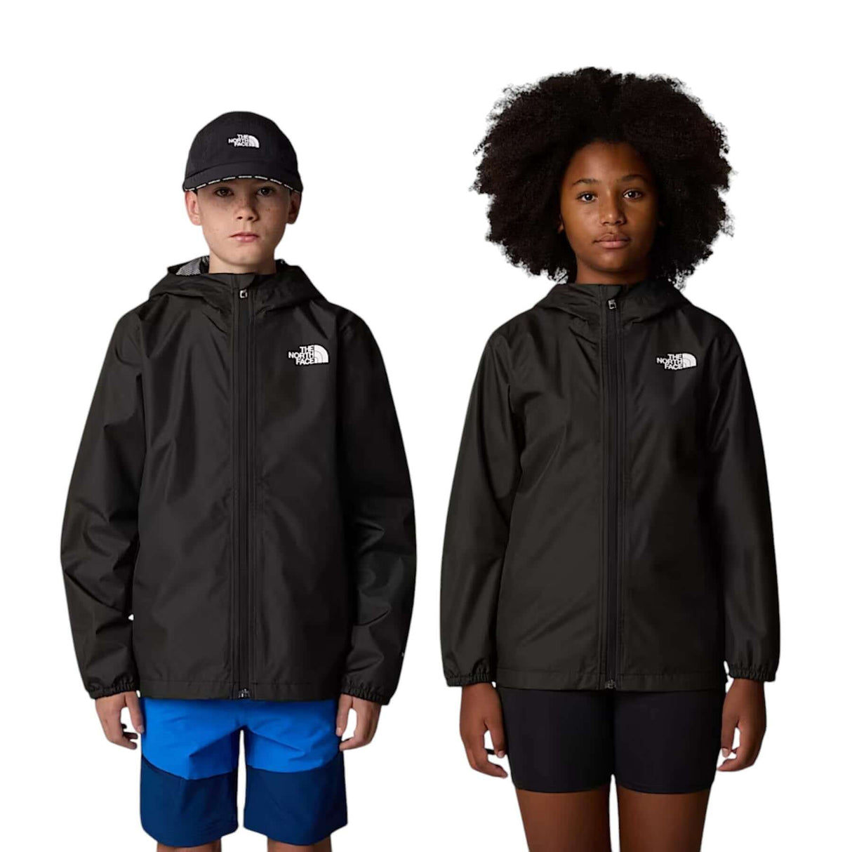 The North Face Kids' Zipline Rain Jacket Duck Green / Age 7-8-Duck Green / Age 9-10-Duck Green / Age 11-12-Duck Green / Age 14-16-Duck Green / Age 18-20 #- 53 Degrees North