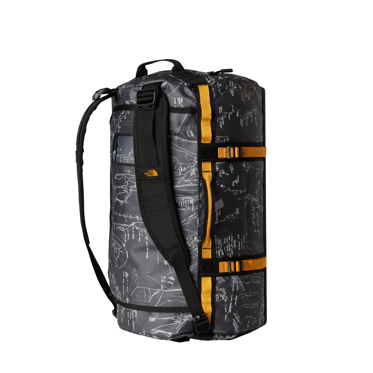 The North Face Base Camp Duffel Bag - Small Anthracite Grey Conrad-Opal Frost TNF Postcard-Stone Slab/Granite Grey-White Ash/Calacatta-Metal Pink/Hushed Laven - 53 Degrees North