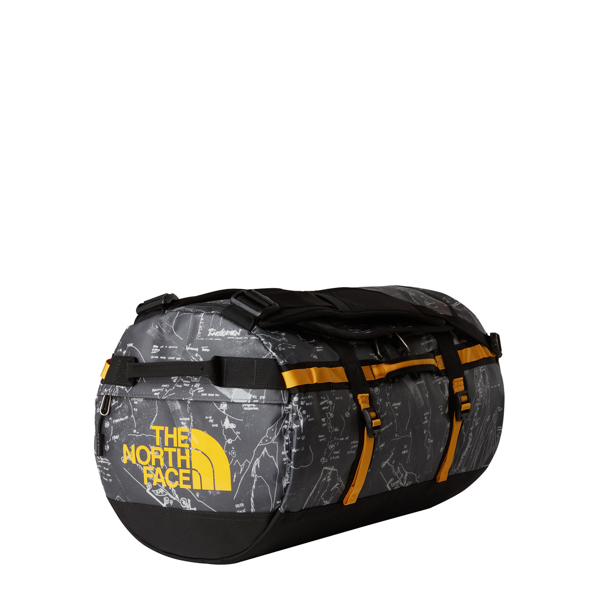 The North Face Base Camp Duffel Bag - Small Anthracite Grey Conrad-Opal Frost TNF Postcard-Stone Slab/Granite Grey-White Ash/Calacatta-Metal Pink/Hushed Laven - 53 Degrees North