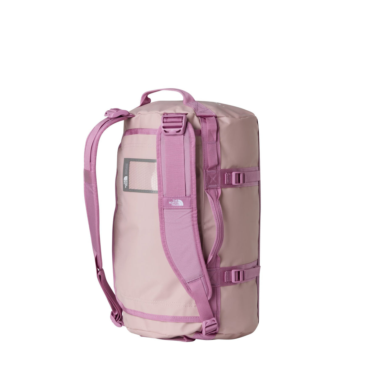 The North Face Base Camp Duffel Bag X-Small Summit Gold/TNF Black-TNF Black/TNF White-Metal Pink/Hushed Laven-Evergreen/TNF Black - 53 Degrees North