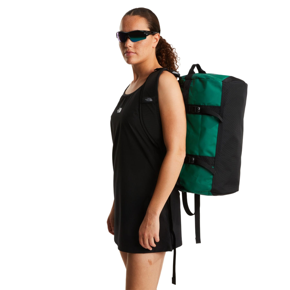 The North Face Base Camp Duffel Bag X-Small Summit Gold/TNF Black-TNF Black/TNF White-Metal Pink/Hushed Laven-Evergreen/TNF Black - 53 Degrees North