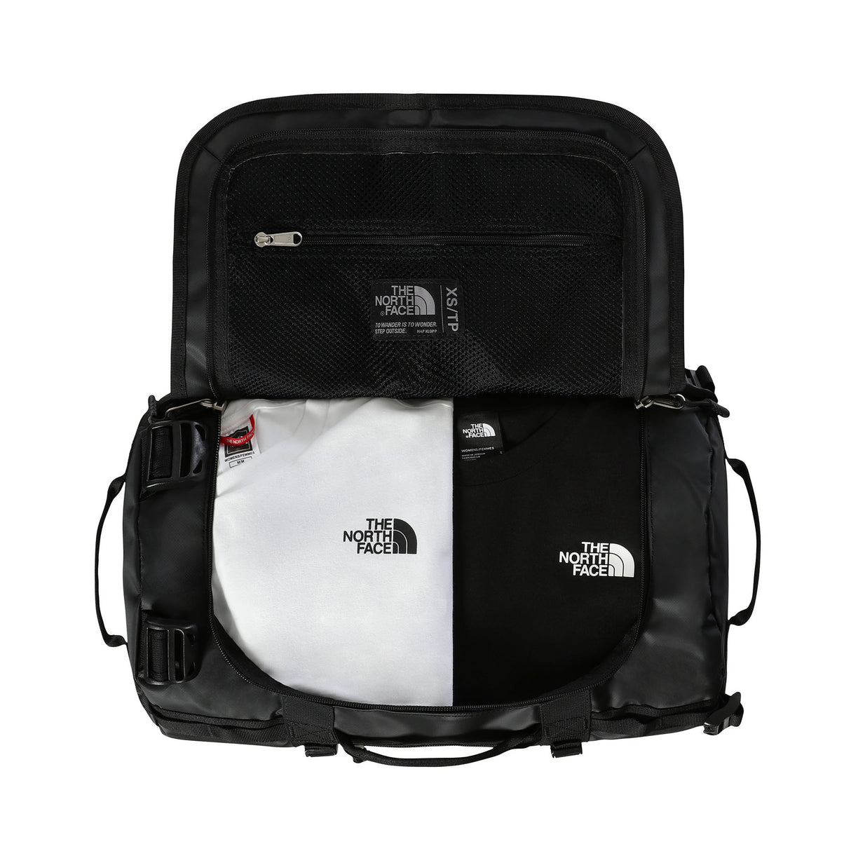 The North Face Base Camp Duffel- X-Small - 31 Litre White Dune/TNF White-TNF Black - 53 Degrees North