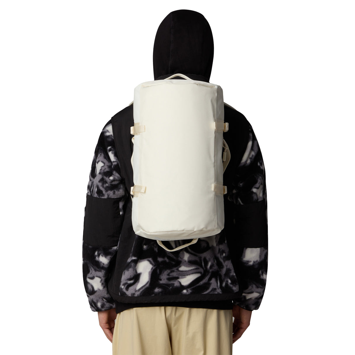 The North Face Base Camp Duffel- X-Small - 31 Litre White Dune/TNF White-TNF Black - 53 Degrees North