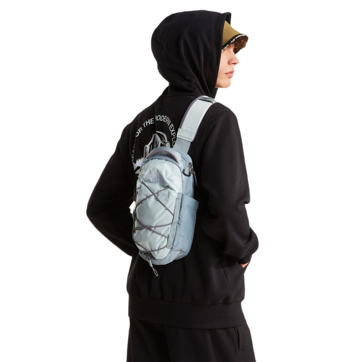 The North Face Borealis Sling Backpack Pearl Stone/Frost Grey-TNF Black/TNF White - 53 Degrees North