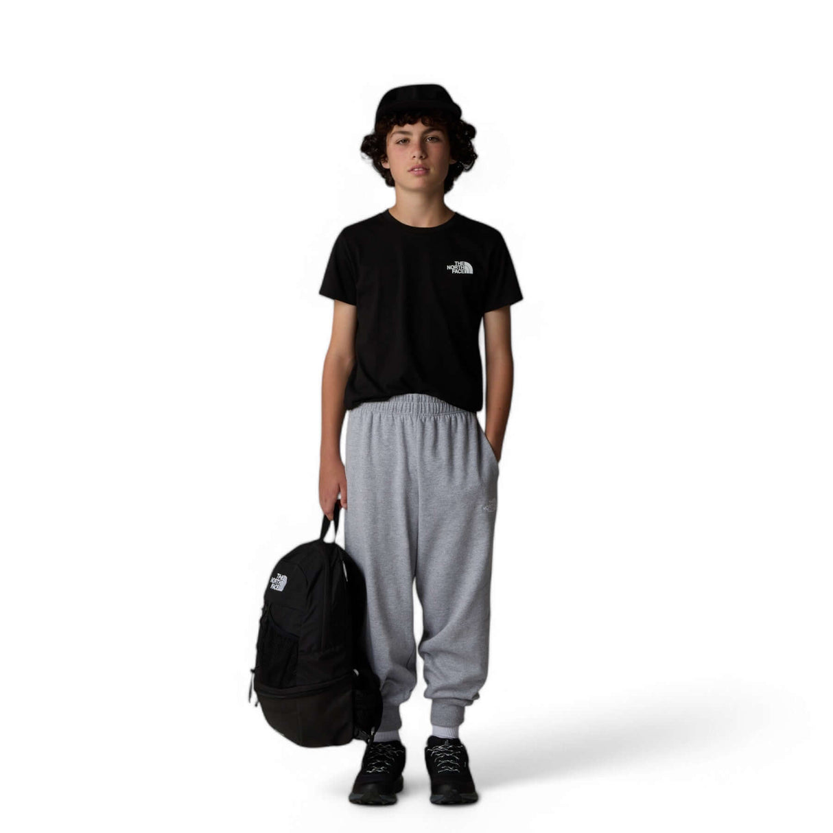 The North Face Kids' Simple Dome T-Shirt TNF Black / Age 7-8-TNF Black / Age 9-10-TNF Black / Age 11-12-TNF Black / Age 14-16-TNF Black / Age 18-20 - 53 Degrees North