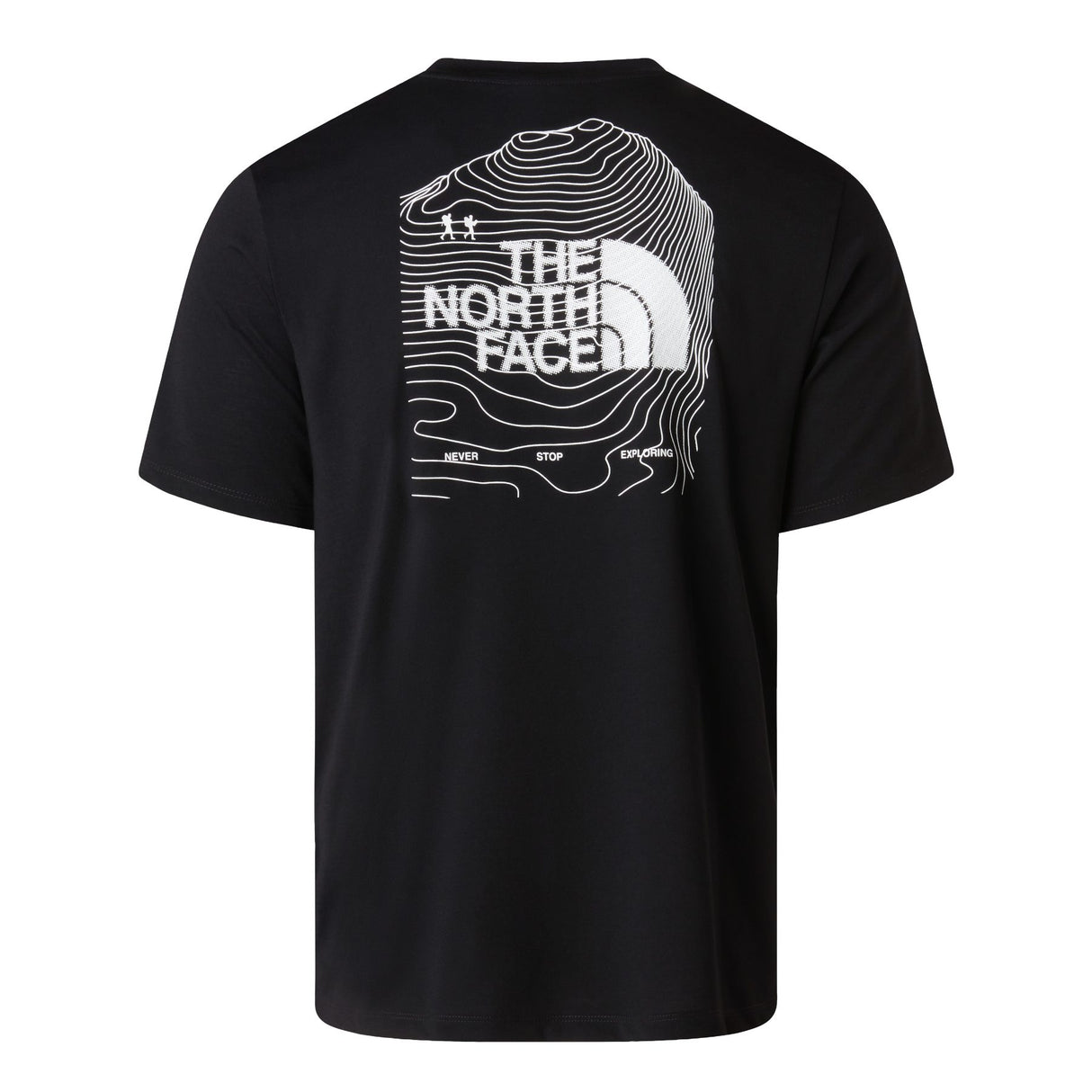 The North Face Men's Bitmap Logo T-Shirt TNF Black / Small-TNF Black / Medium-TNF Black / Large-TNF Black / X-Large-TNF Black / XX-Large - 53 Degrees North
