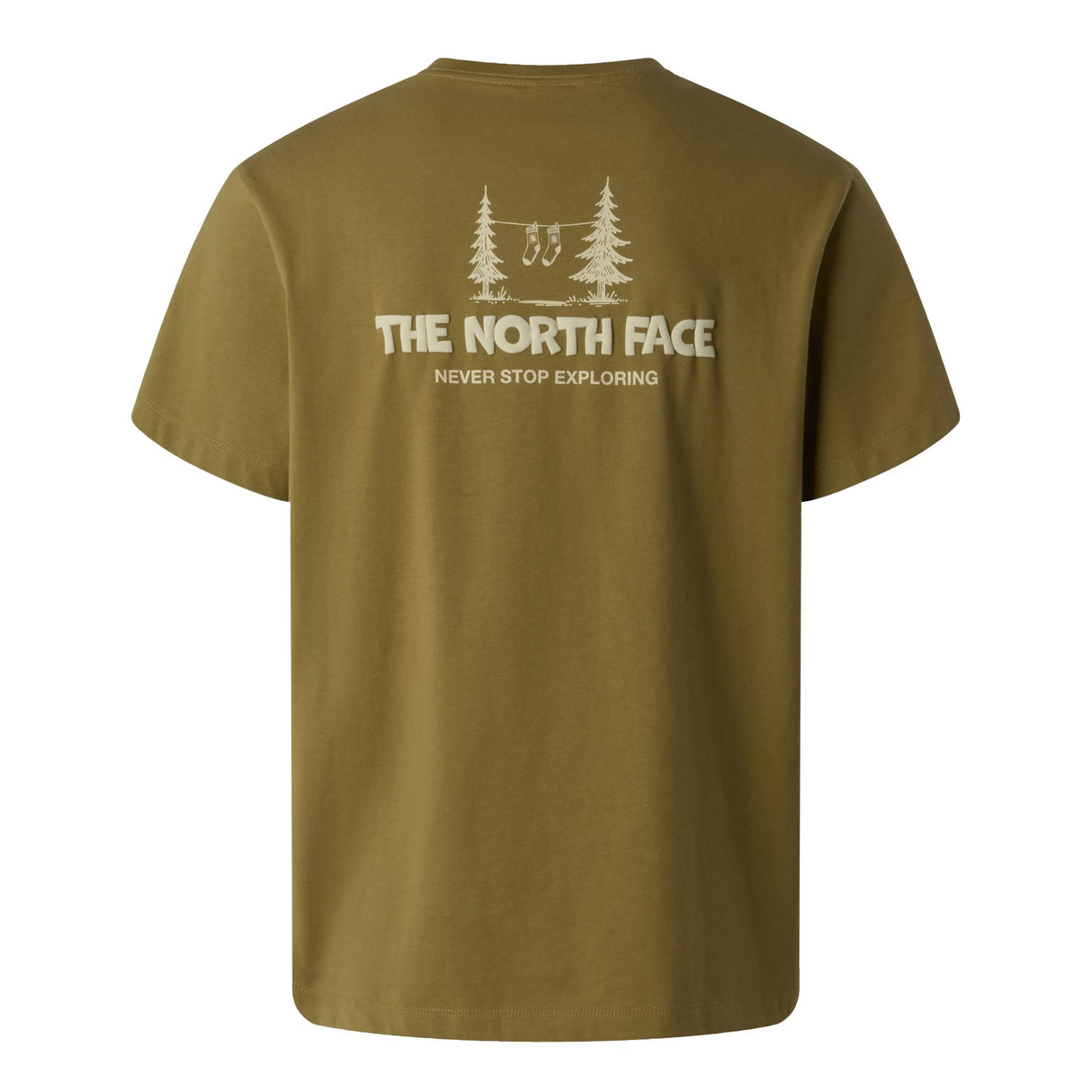 The North Face Men's Camping Relaxed T-Shirt Cedar / Small-Cedar / Medium-Cedar / Large-Cedar / X-Large-Cedar / XX-Large - 53 Degrees North